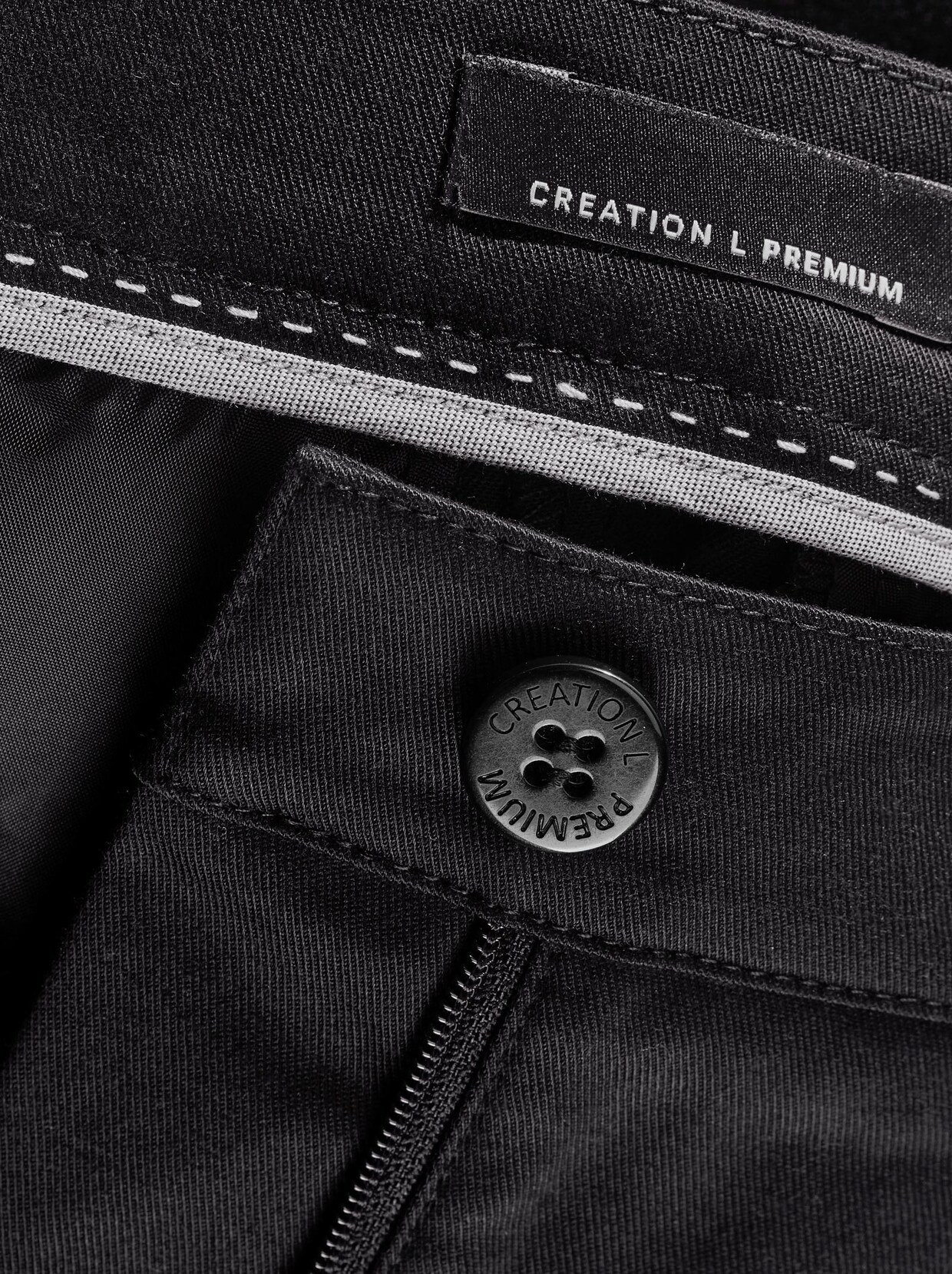 Creation L Premium Lyocell-Baumwoll-Hose - schwarz