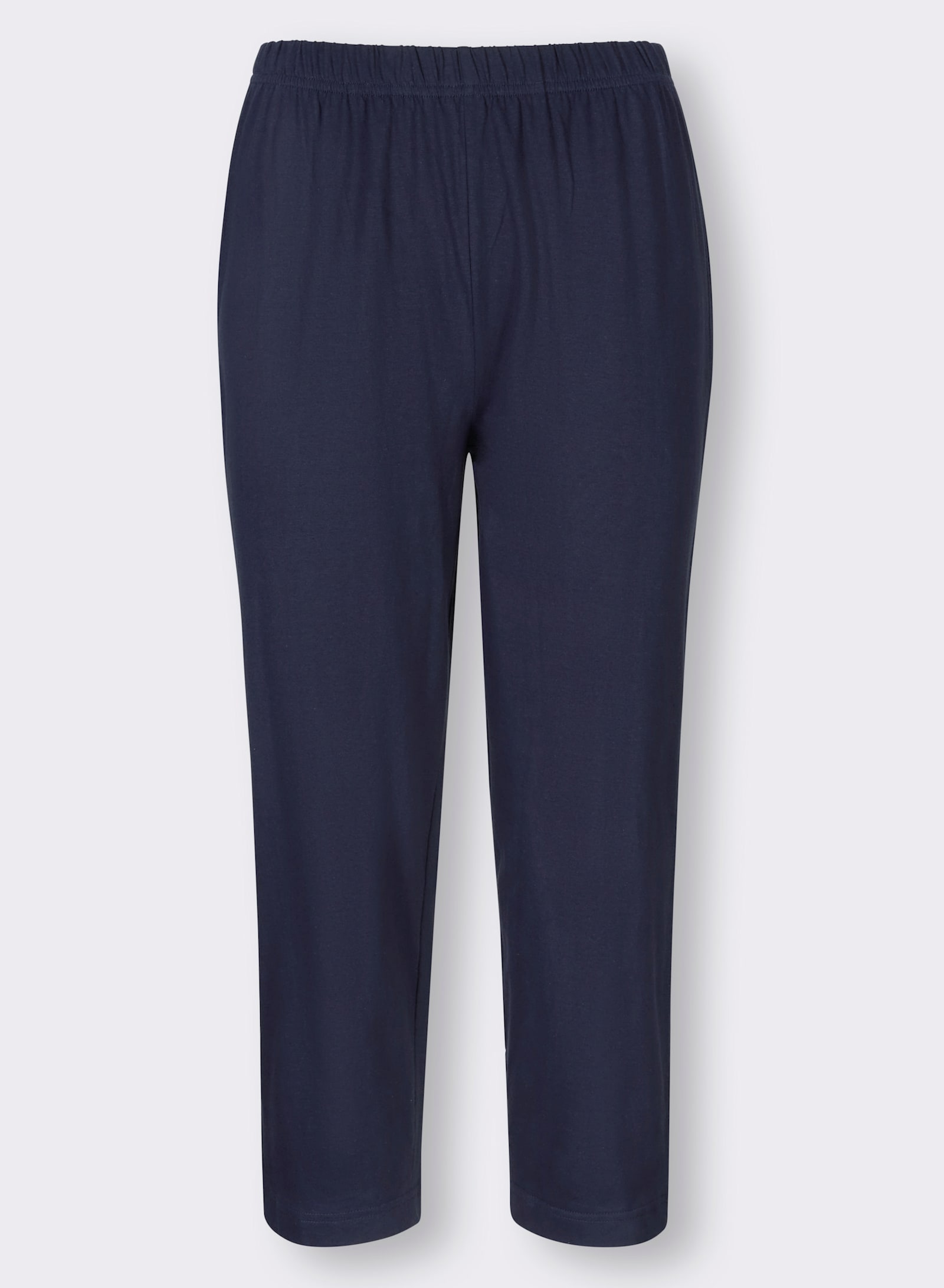 wäschepur Pyjama met streepjesdessin - wit/marine gestreept