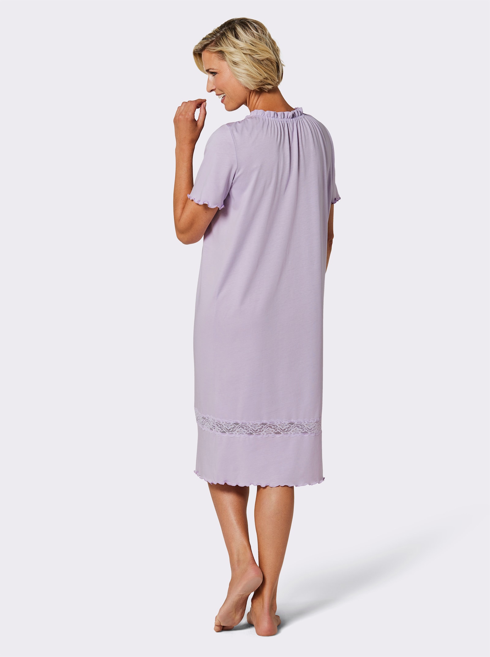 wäschepur Nattlinne i A-form - syren