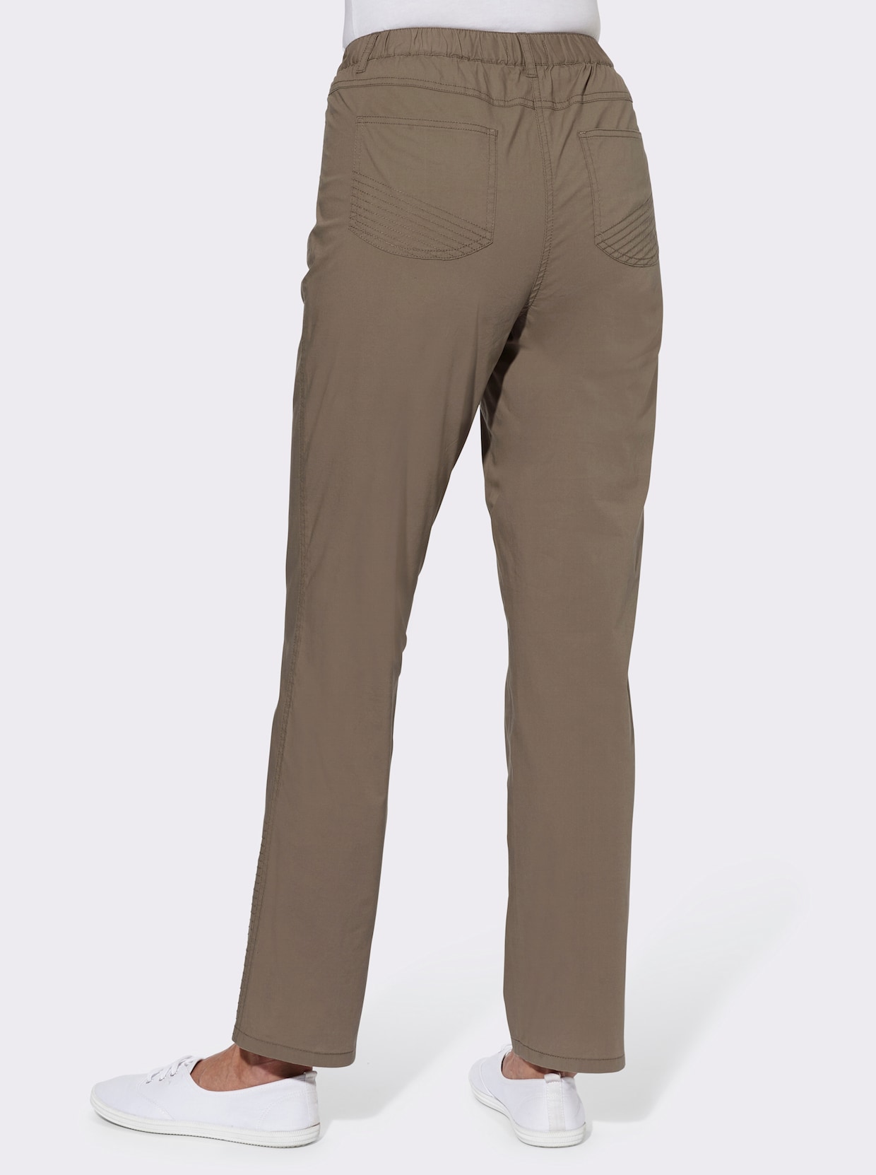 Stretch-Hose - taupe