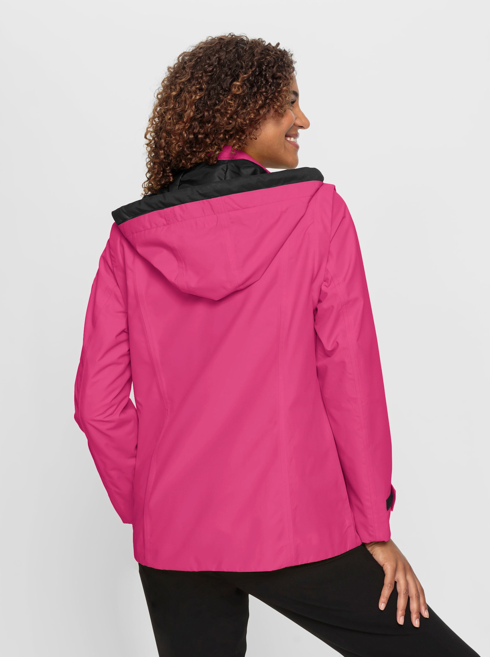 Funktionsjacke mit abnehmbaren Ärmeln - fuchsia