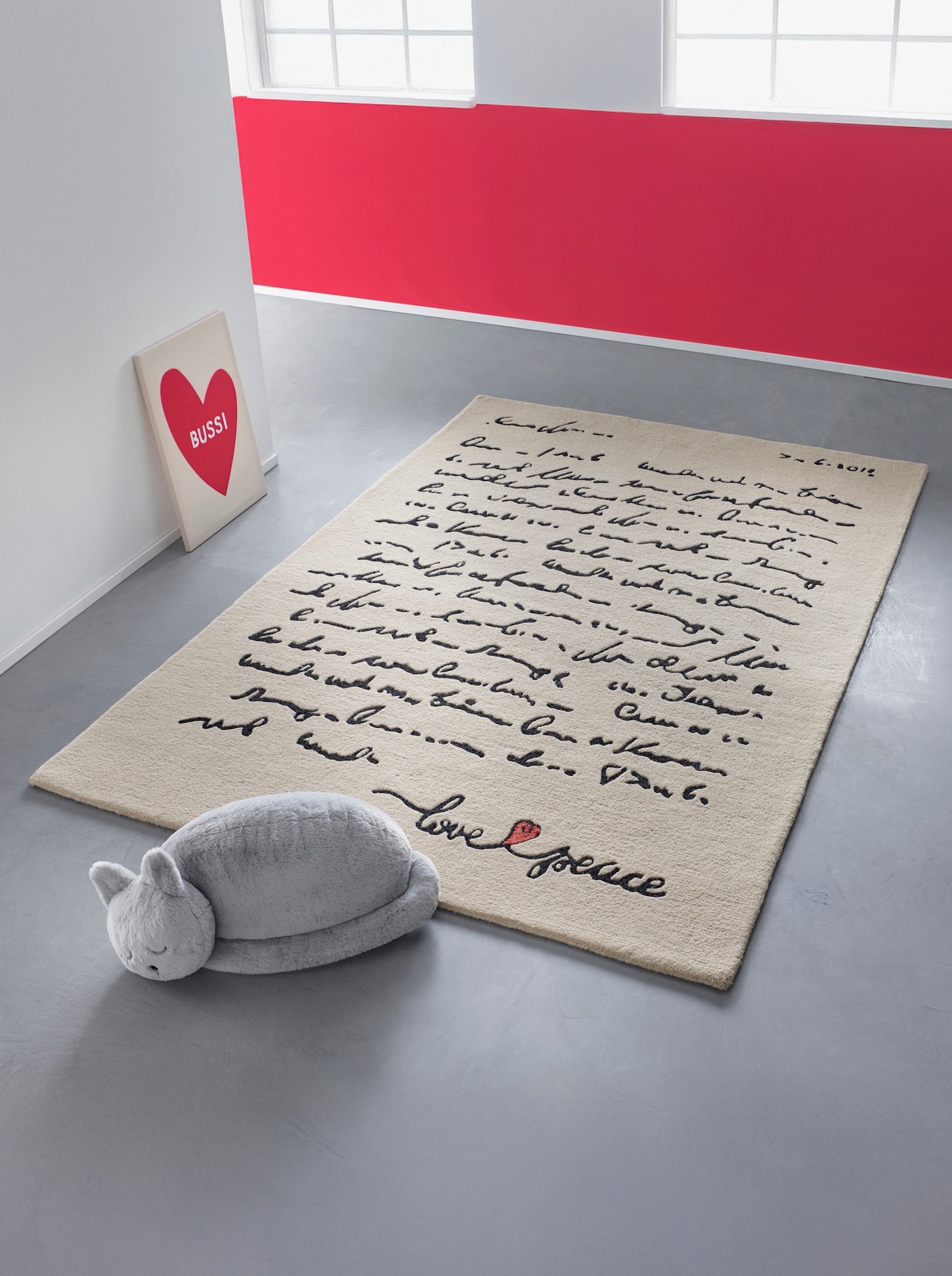 Impressionen Kissen - grau