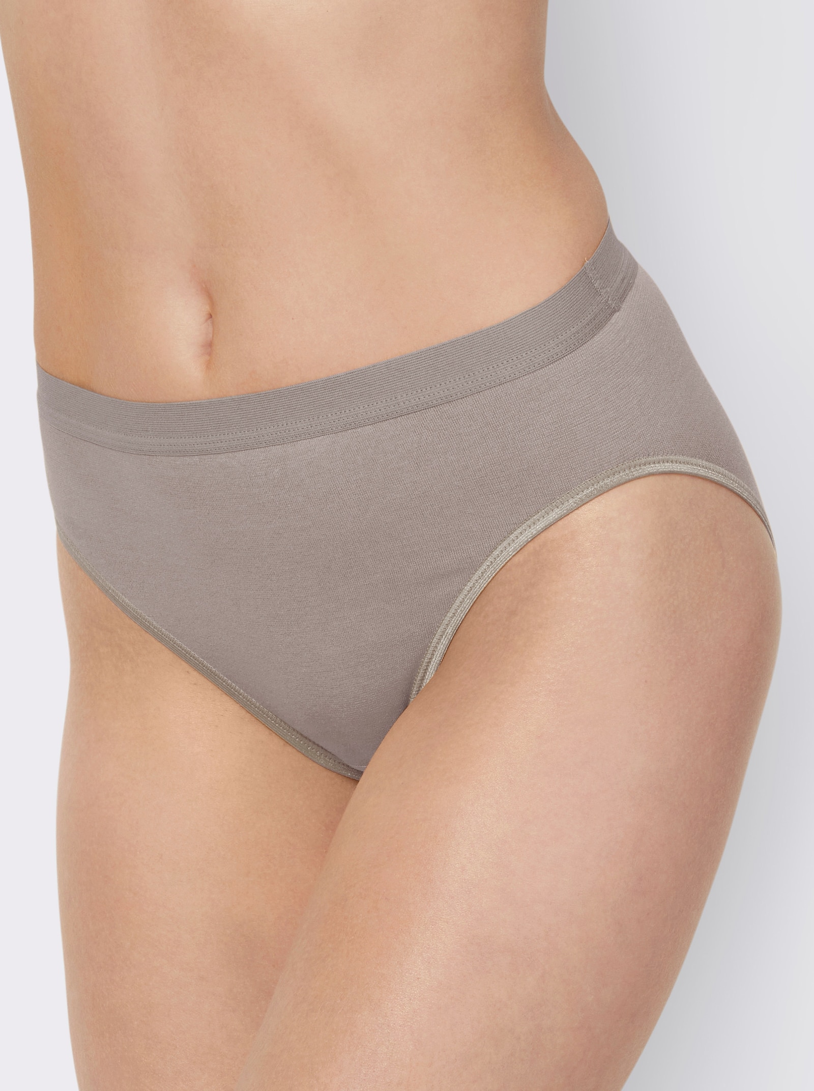 wäschepur Slip met elastische boorden - zand