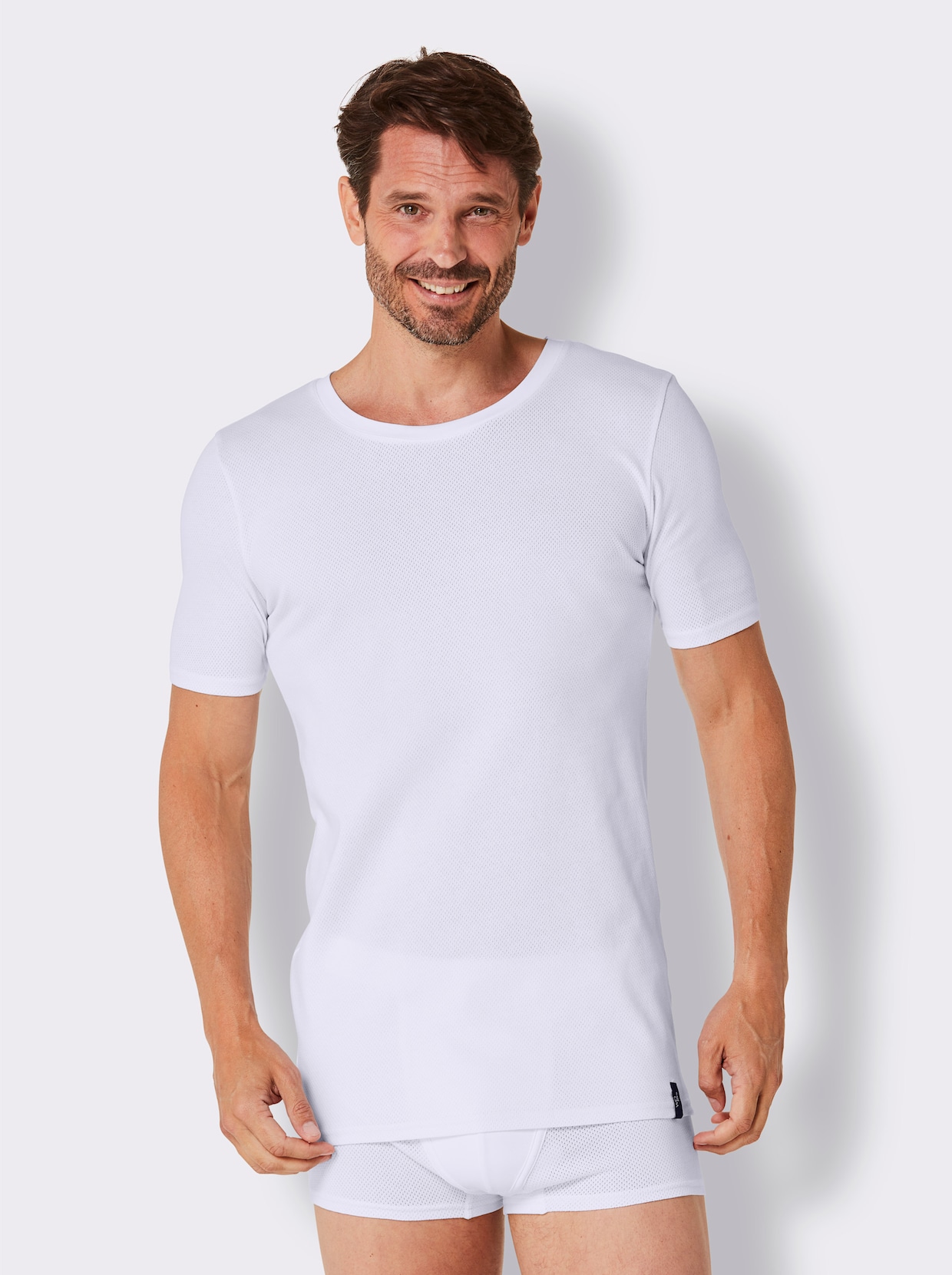 wäschepur men Shirt - weiß