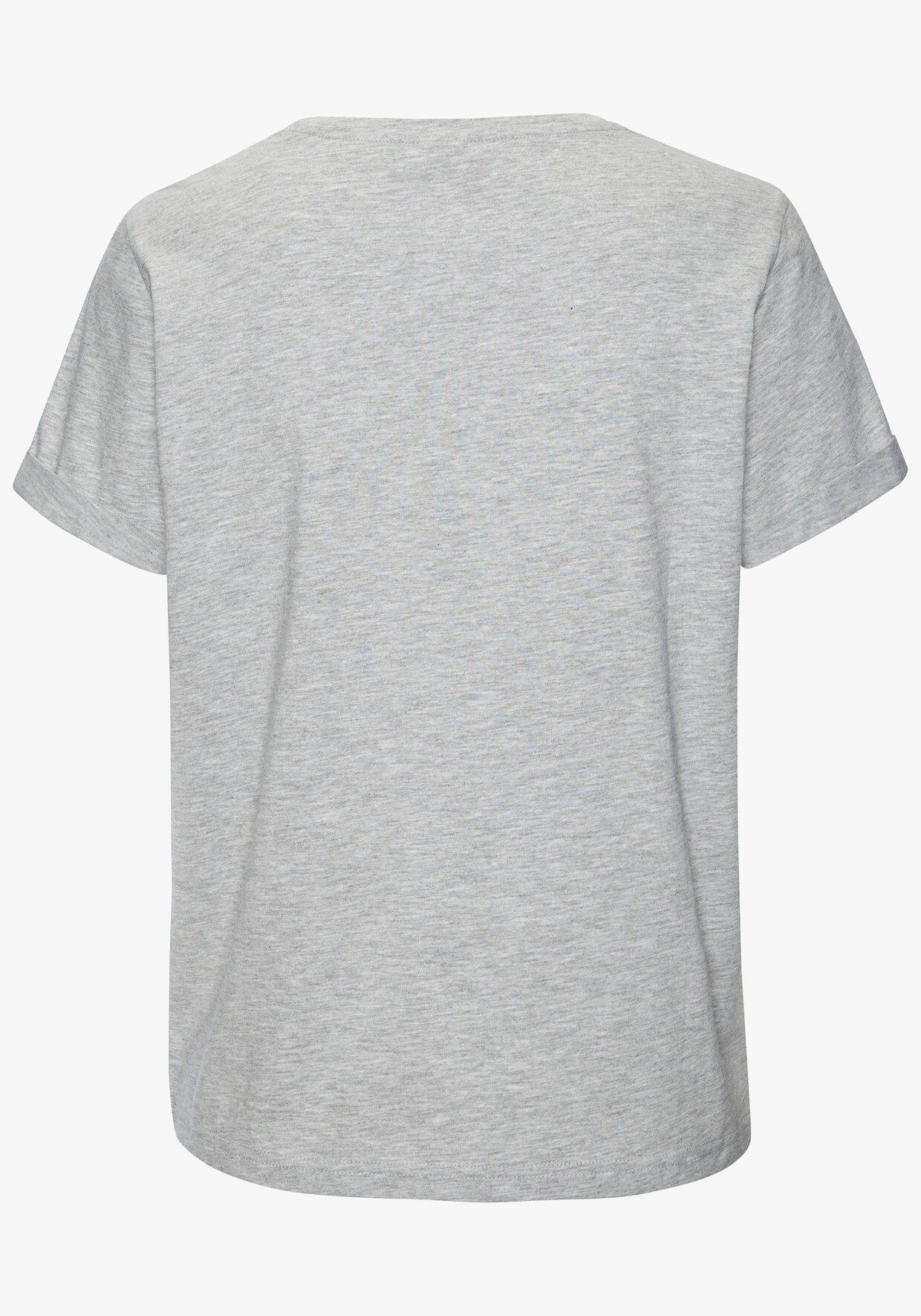 Bench. Loungewear T-Shirt - 1x grau melange, 1x weiss