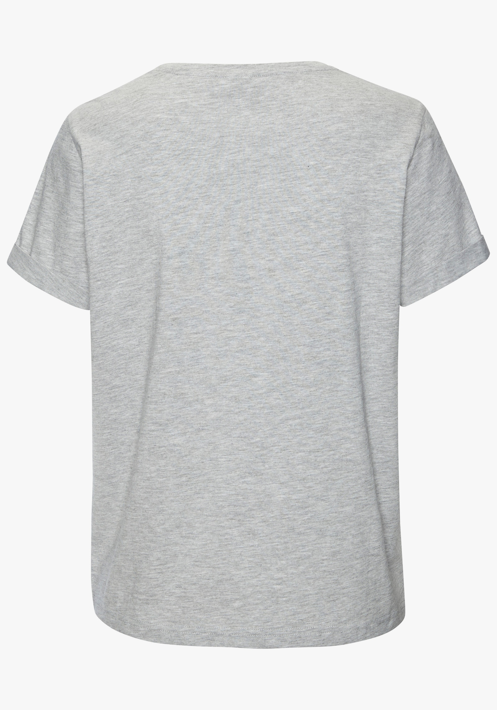 Bench. Loungewear T-Shirt - 1x grau melange, 1x weiss