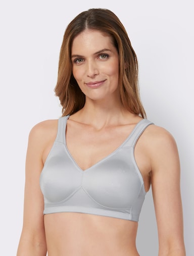 Speidel Komfort-BH ohne Bügel 2-lagigen Cups - hellgrau