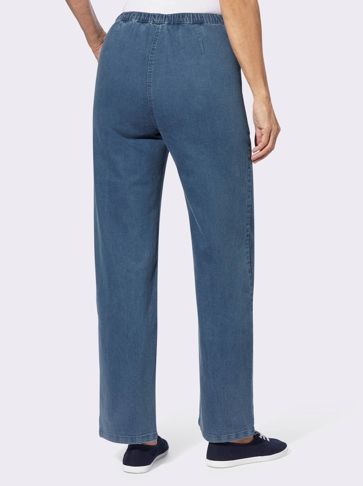 jeans - blue-bleached