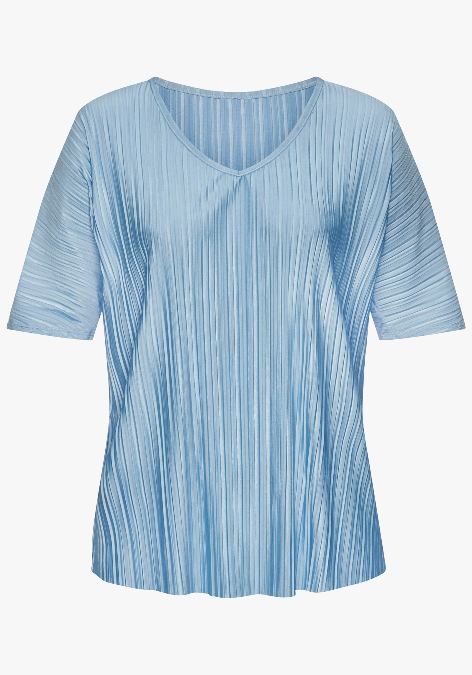 LASCANA Plisseeshirt - hellblau