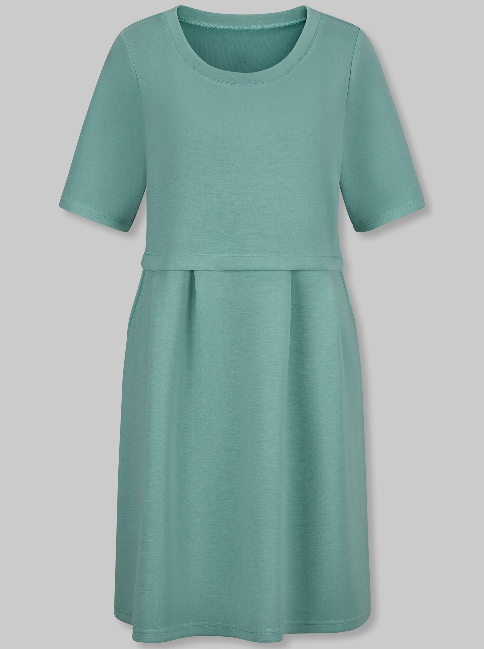 heine Sweatkleid mit Teilungsnaht - salbei