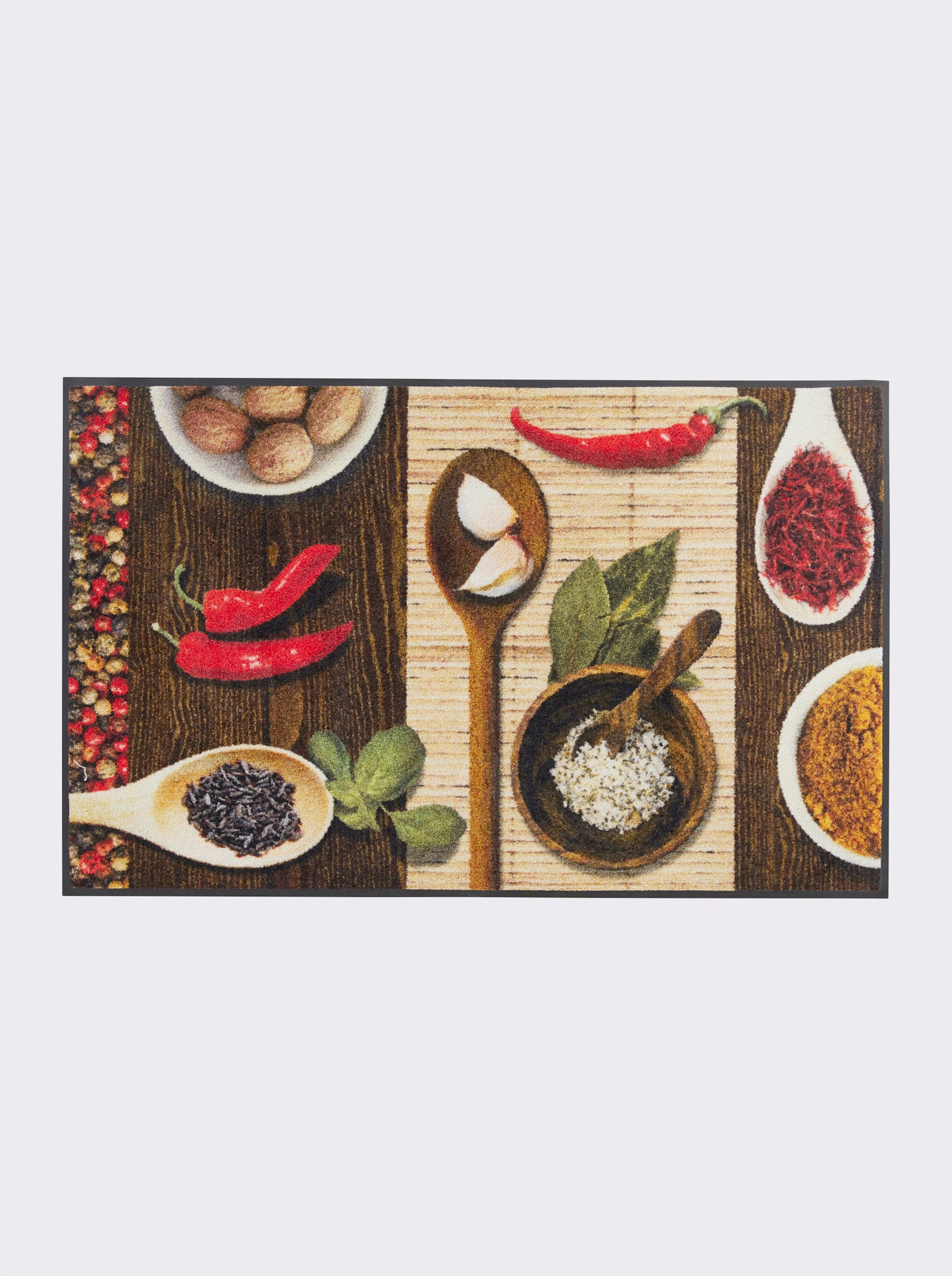 wash+dry by Kleen-Tex Fußmatte - braun-rot