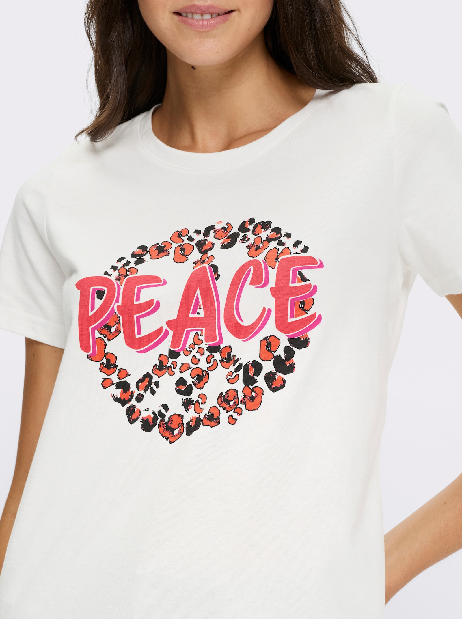 heine Shirt mit Schriftzug - ecru