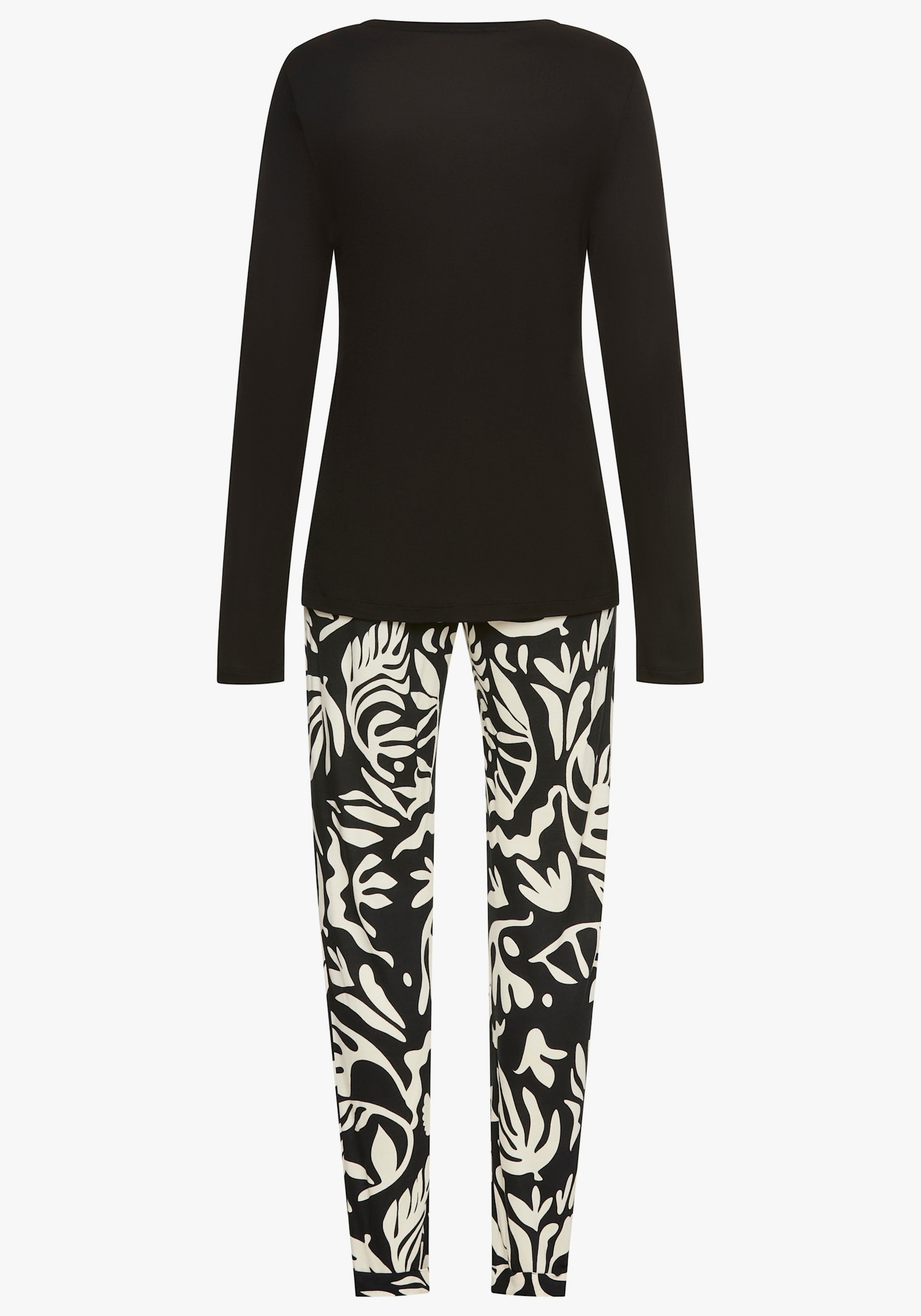 French Connection Pyjama - schwarz/schwarz bedruckt