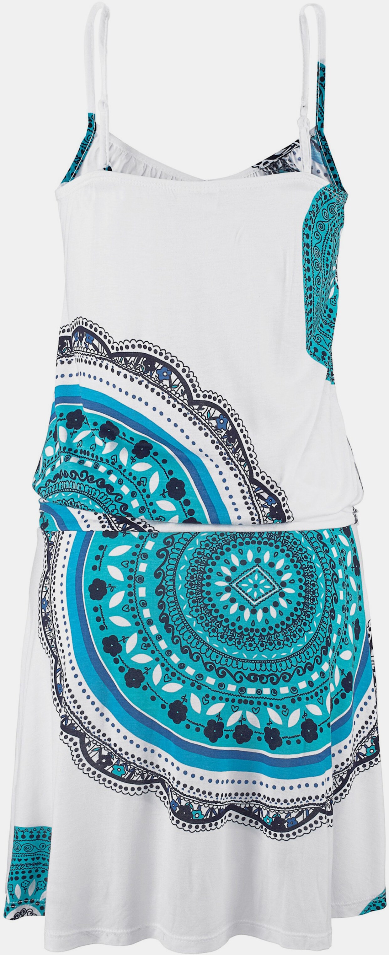 Beachtime Strandkleid - blau-bedruckt