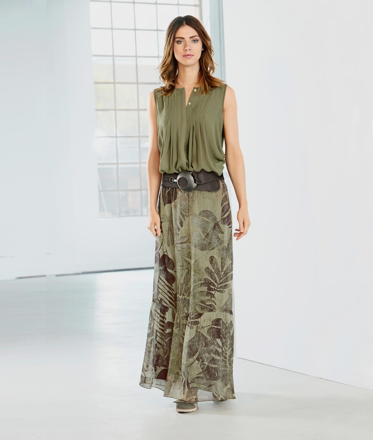 Linea Tesini Shirtblouse - salie