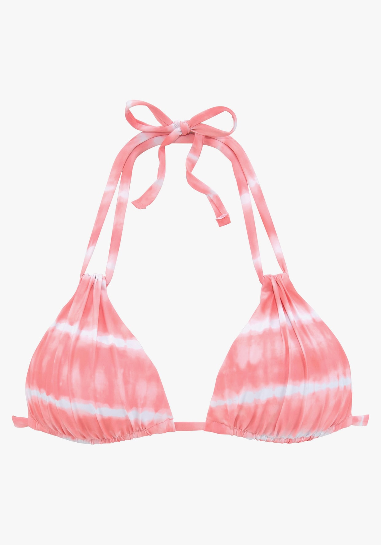 s.Oliver Triangel-Bikini-Top - lobster-weiss