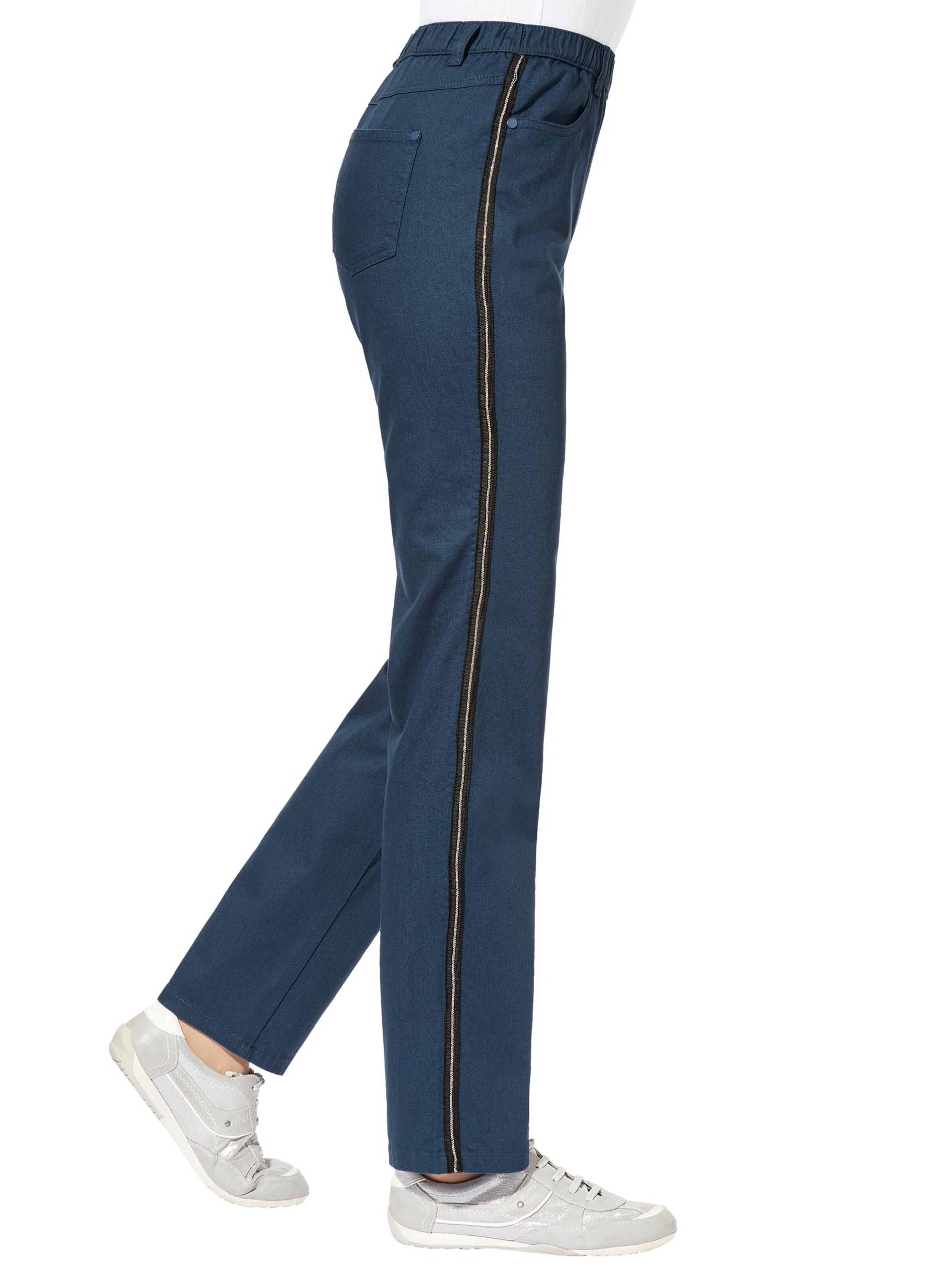 Schlupfjeans - petrol