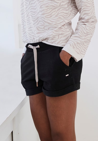 LASCANA Shorts - zwart
