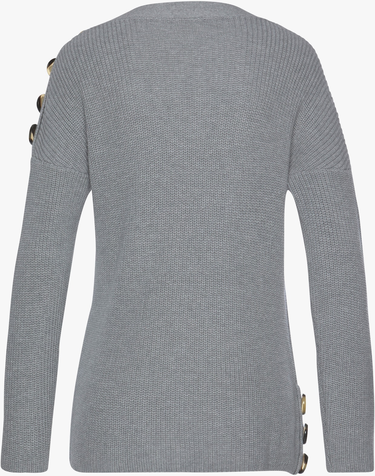 LASCANA Pull en tricot - gris clair chiné