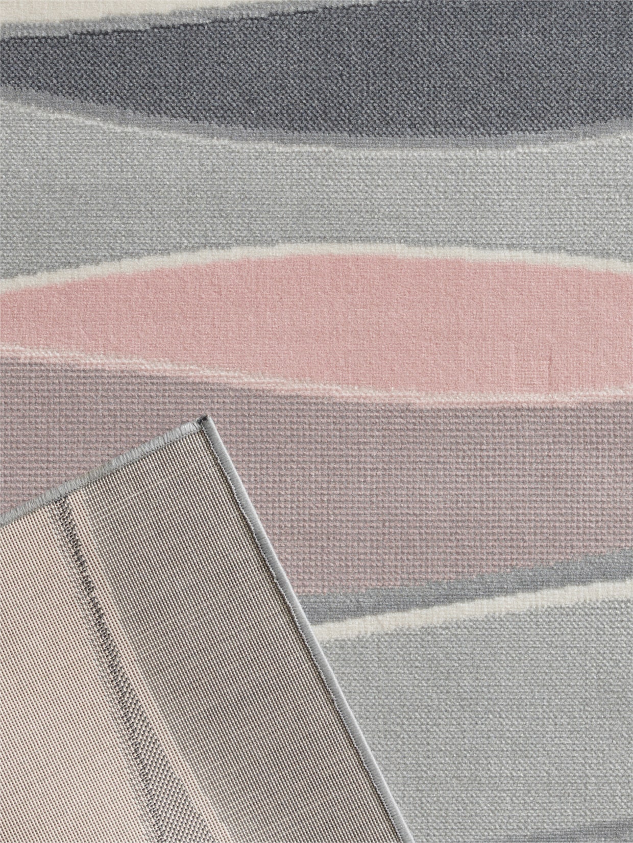 heine home Tapijt - grijs/roze