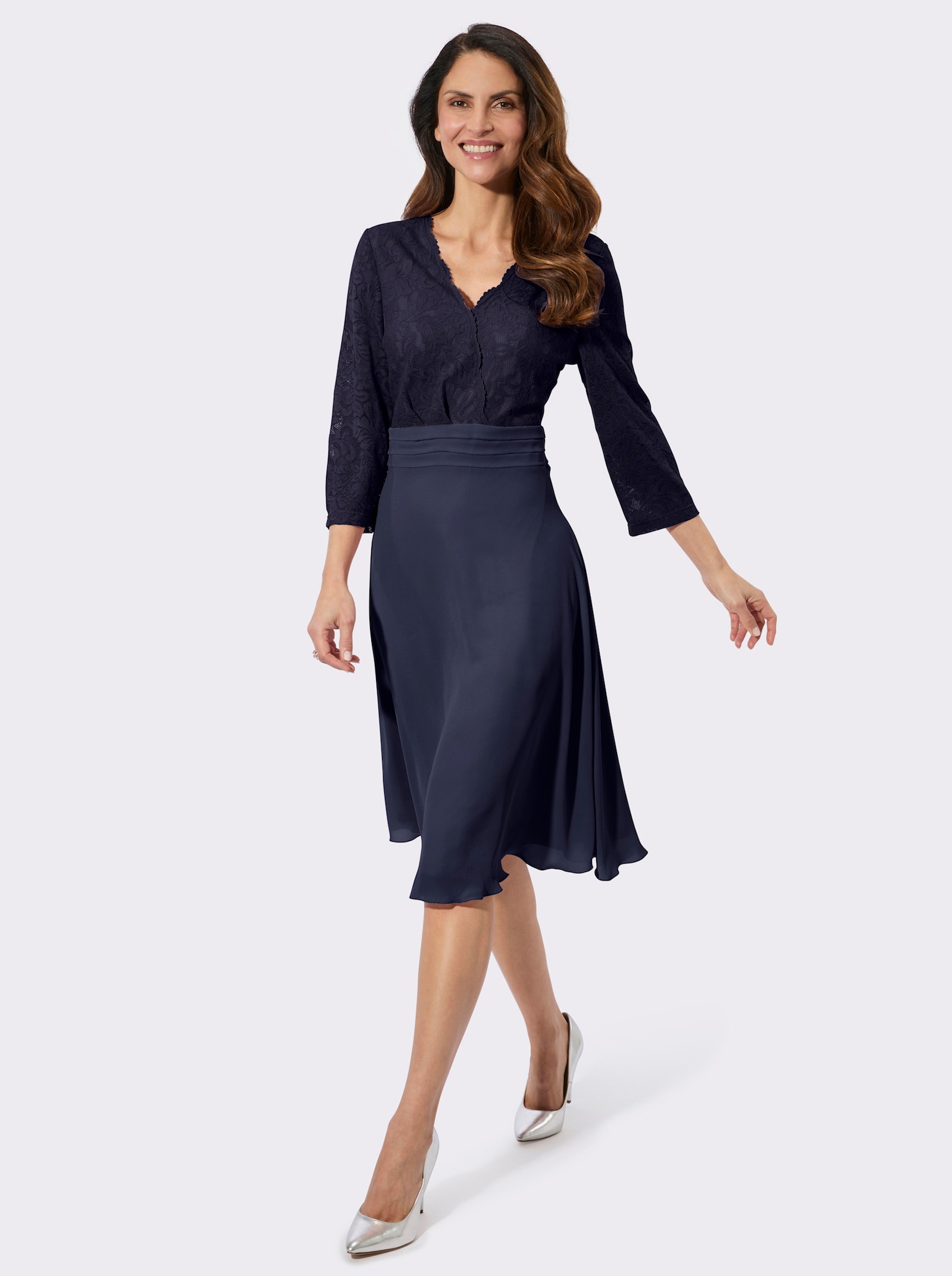 Spitzenkleid - marine