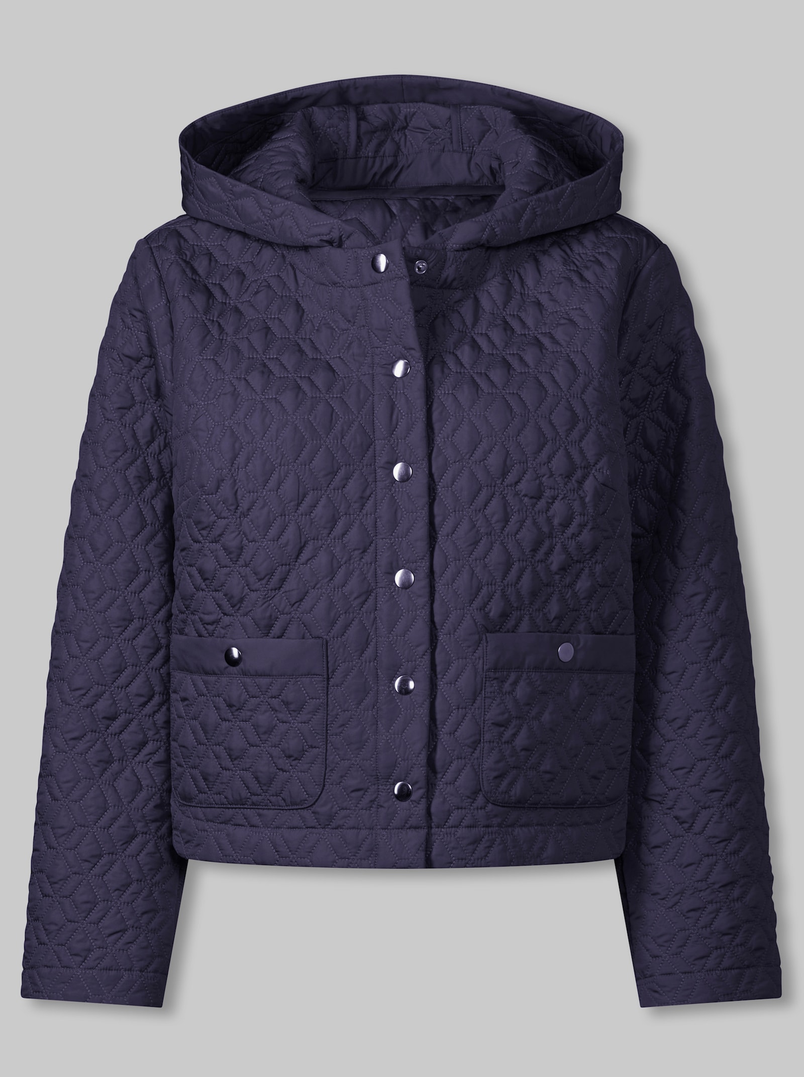 heine Kapuzenjacke mit Steppung - marine