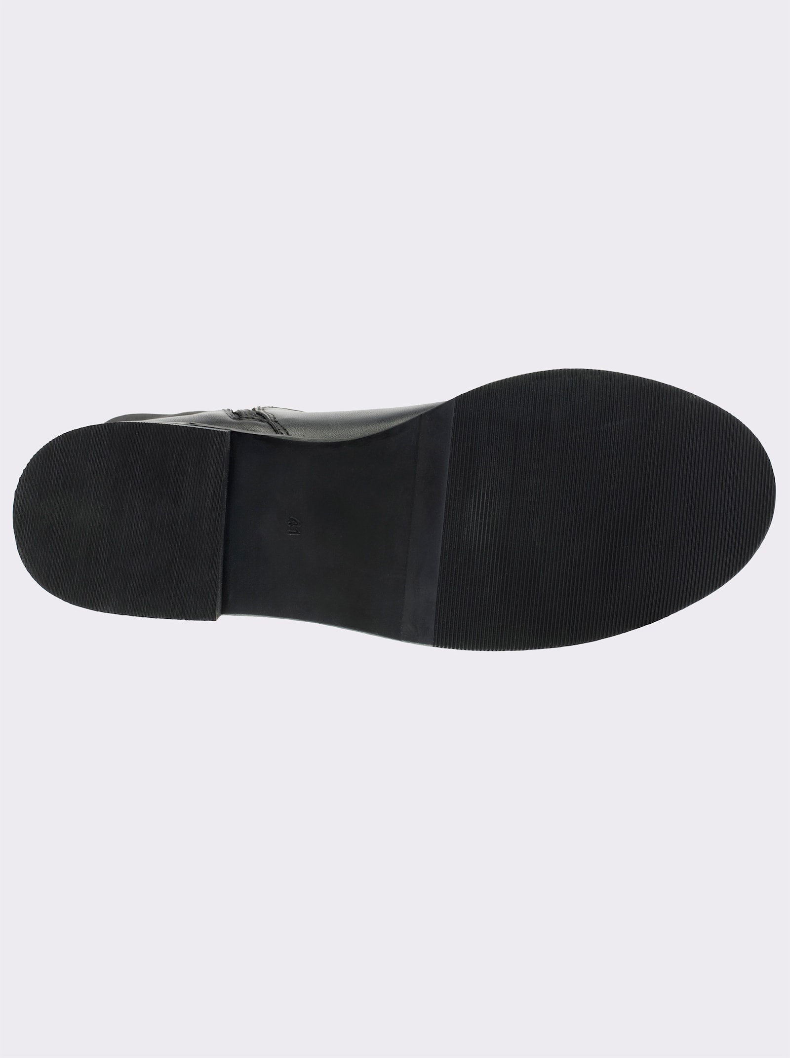 sheego Weitschaftstiefel mit Stretch-Einsatz - schwarz