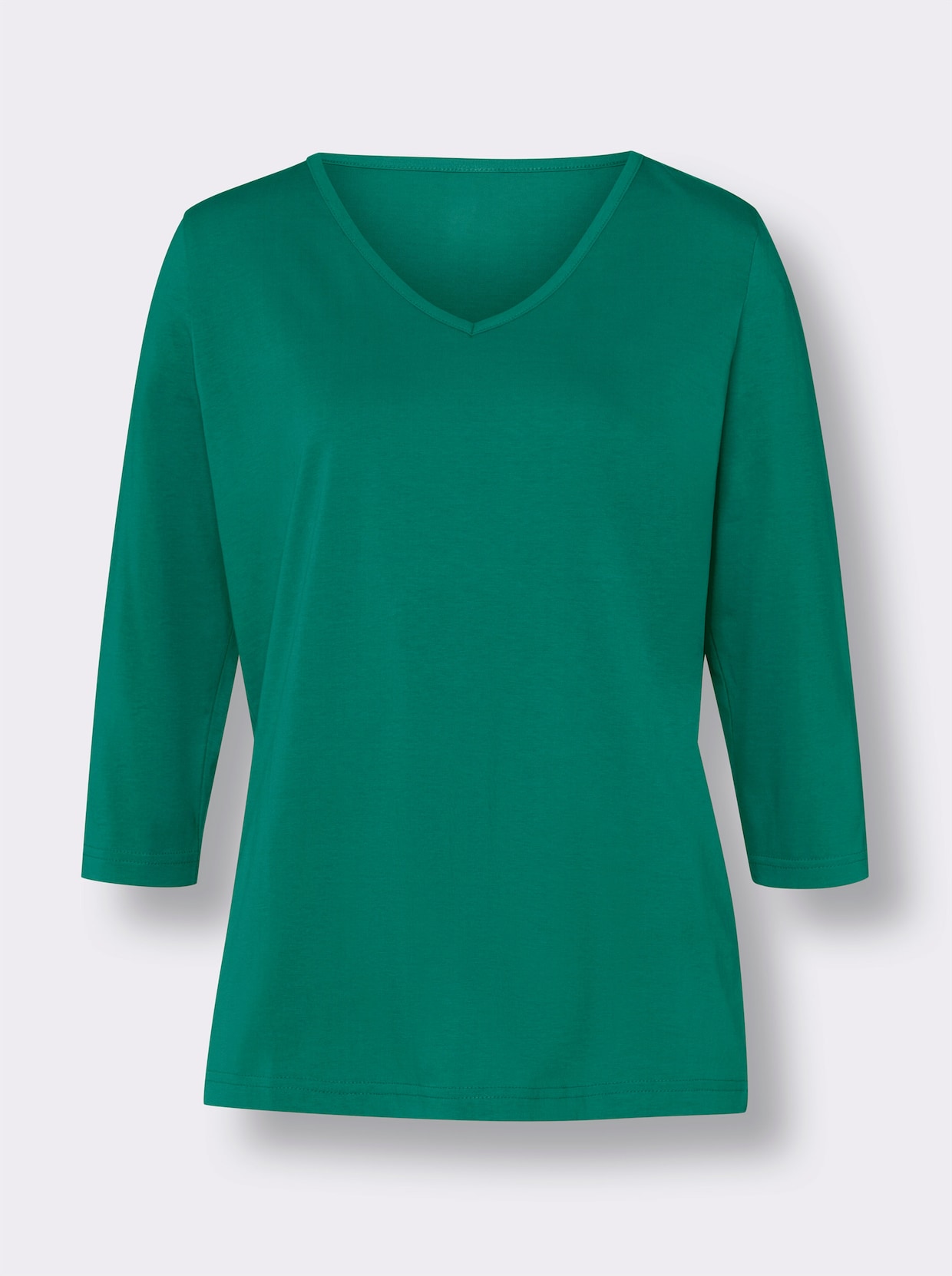 Shirt met 3/4-mouw - groen