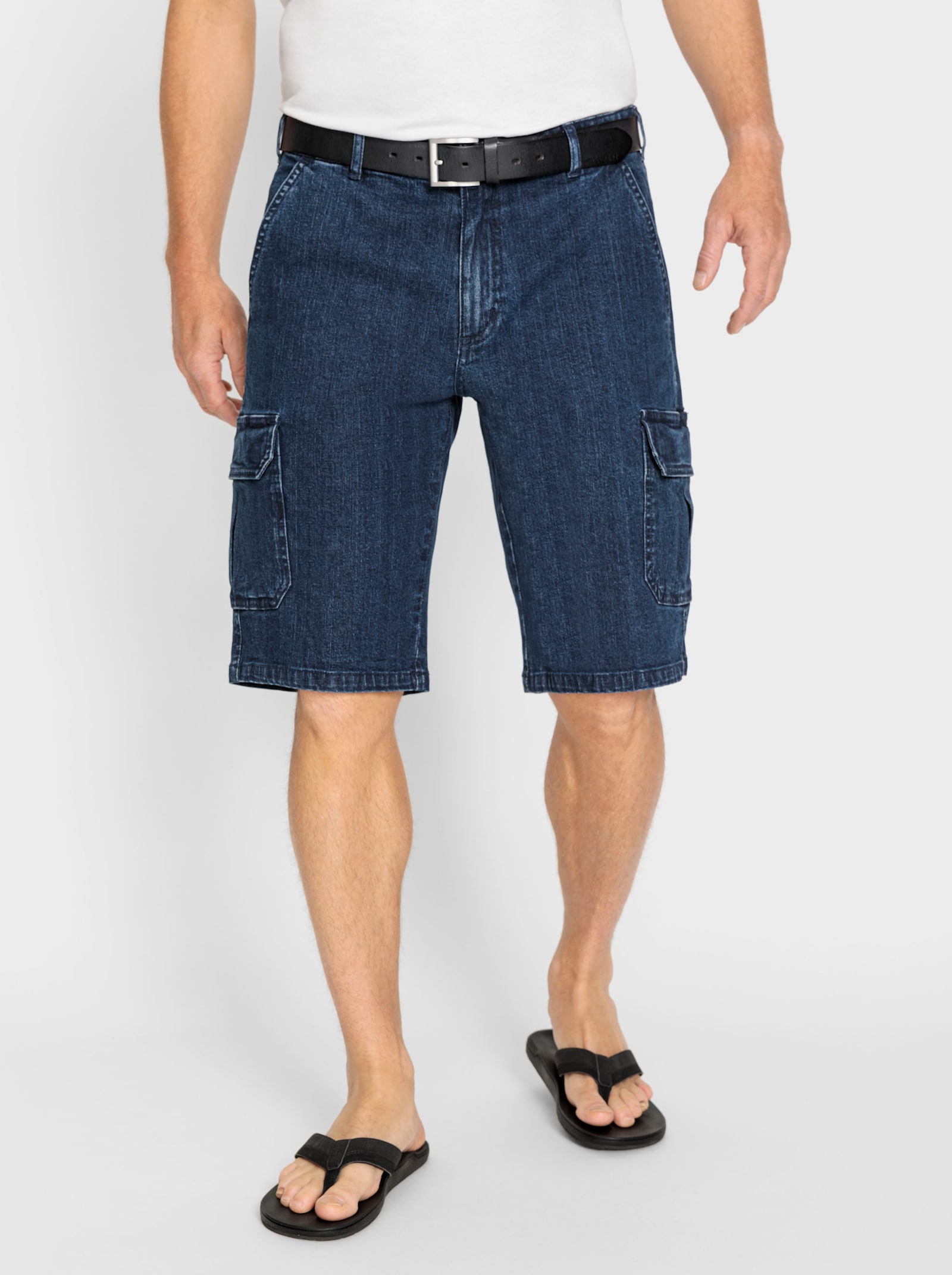 Catamaran Jeansbermudas - blue-stone-washed