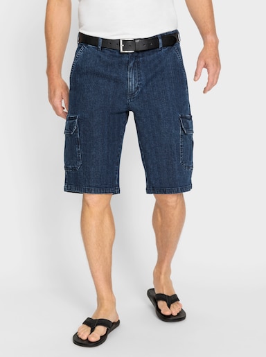 Catamaran Jeansbermudas - blue-stone-washed