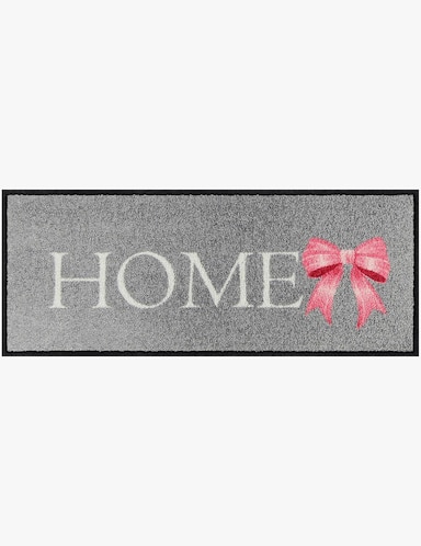 Salonloewe Fußmatte - grau-rosé