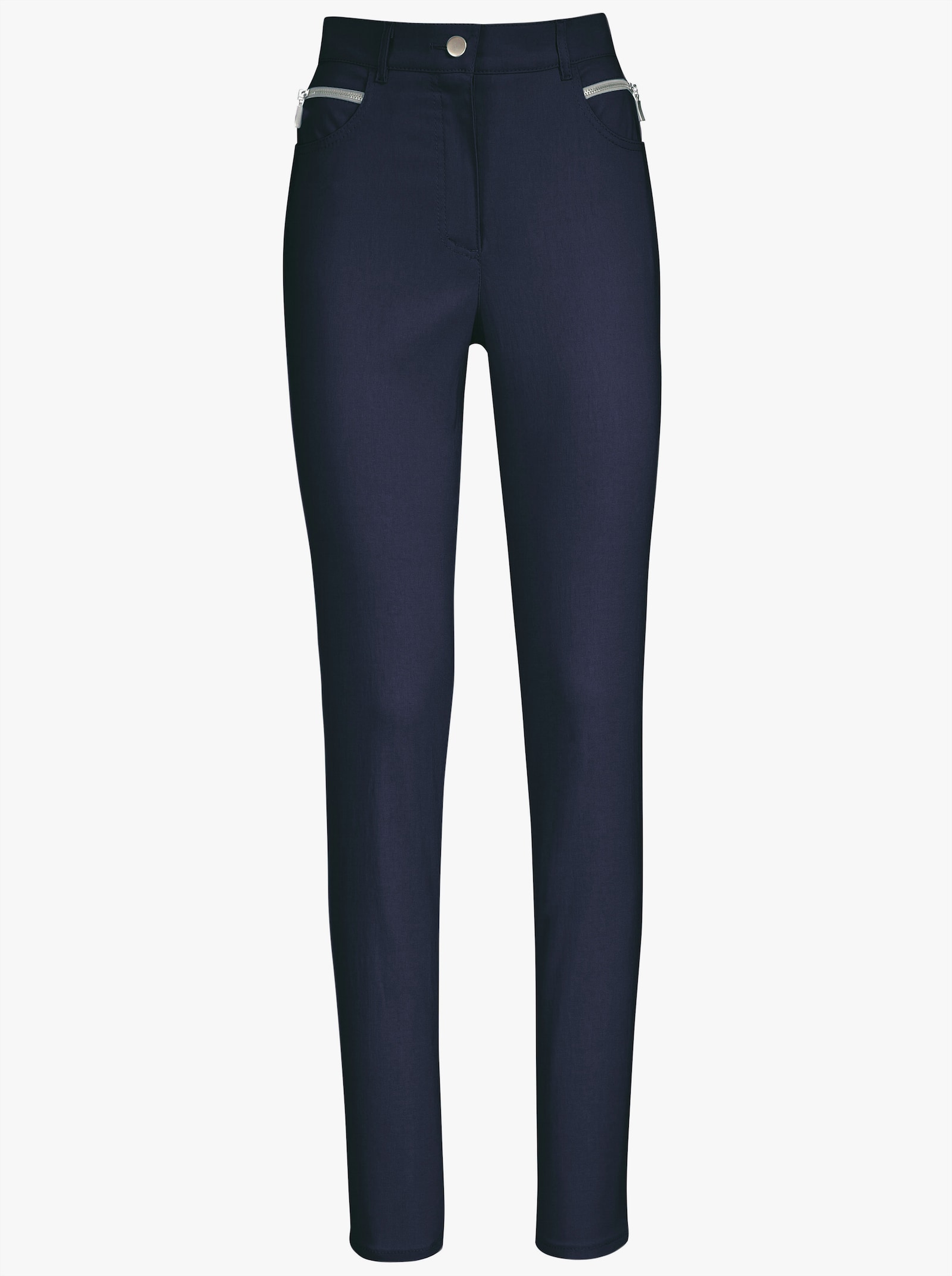 Stehmann Comfort line Stretch-Hose mit Zier-Taschen vorne - marine