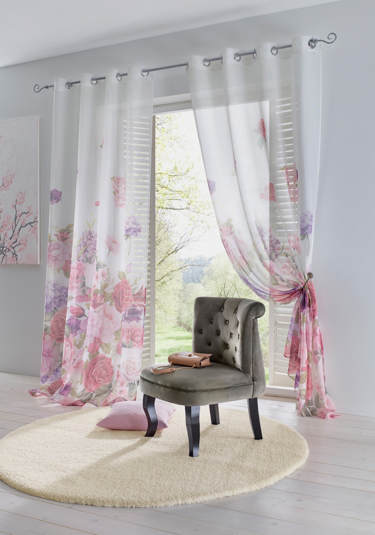 heine home Sessel - grau
