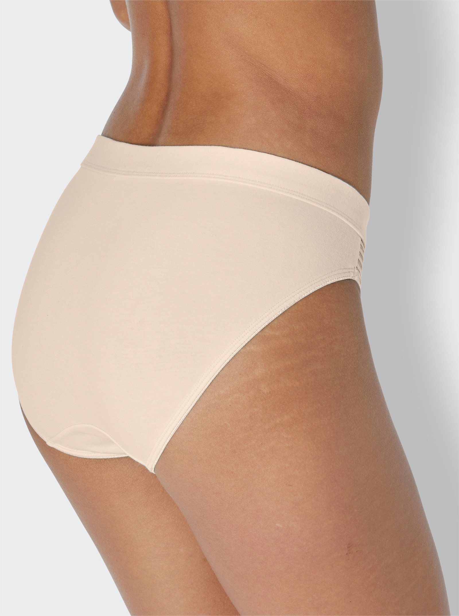 wäschepur Jazzpanty, elastický látkový pás - slonovinová