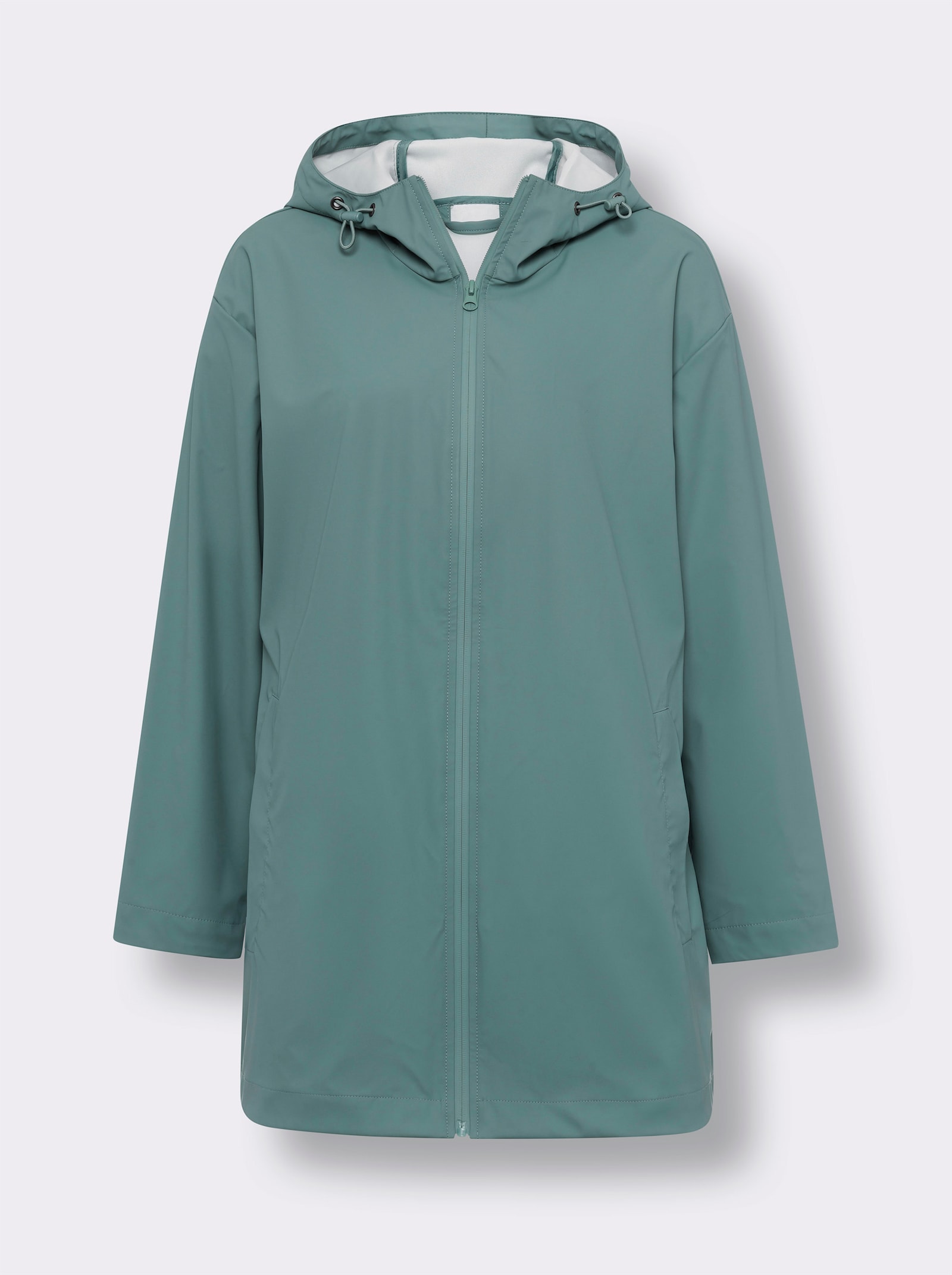 Regenjacke im Oversize-Schnitt - jade