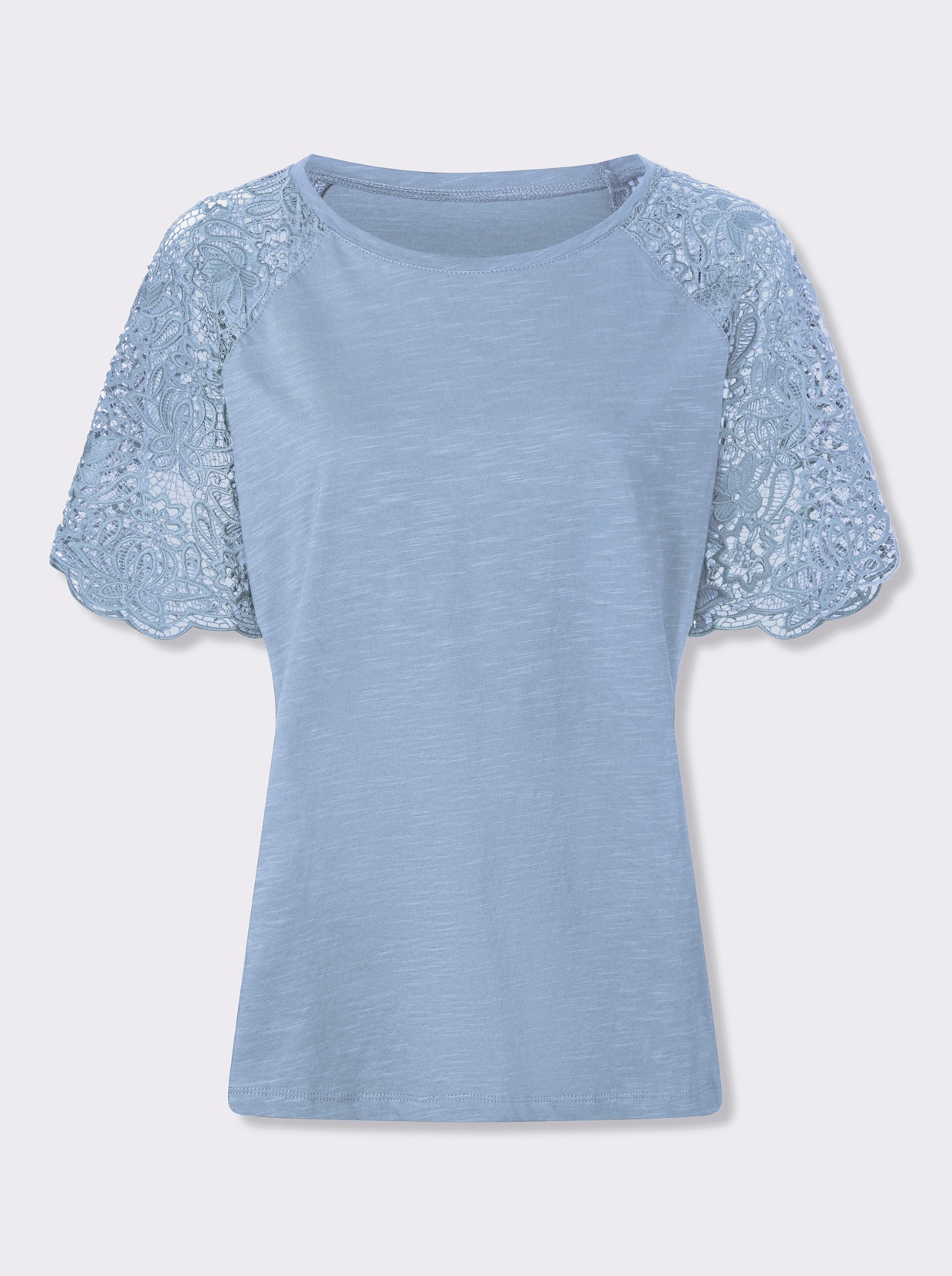 heine Rundhalsshirt - eisblau