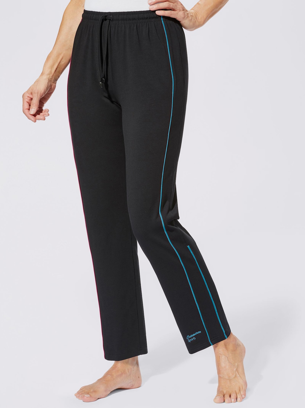 Catamaran Sports Freizeithose - schwarz-türkis