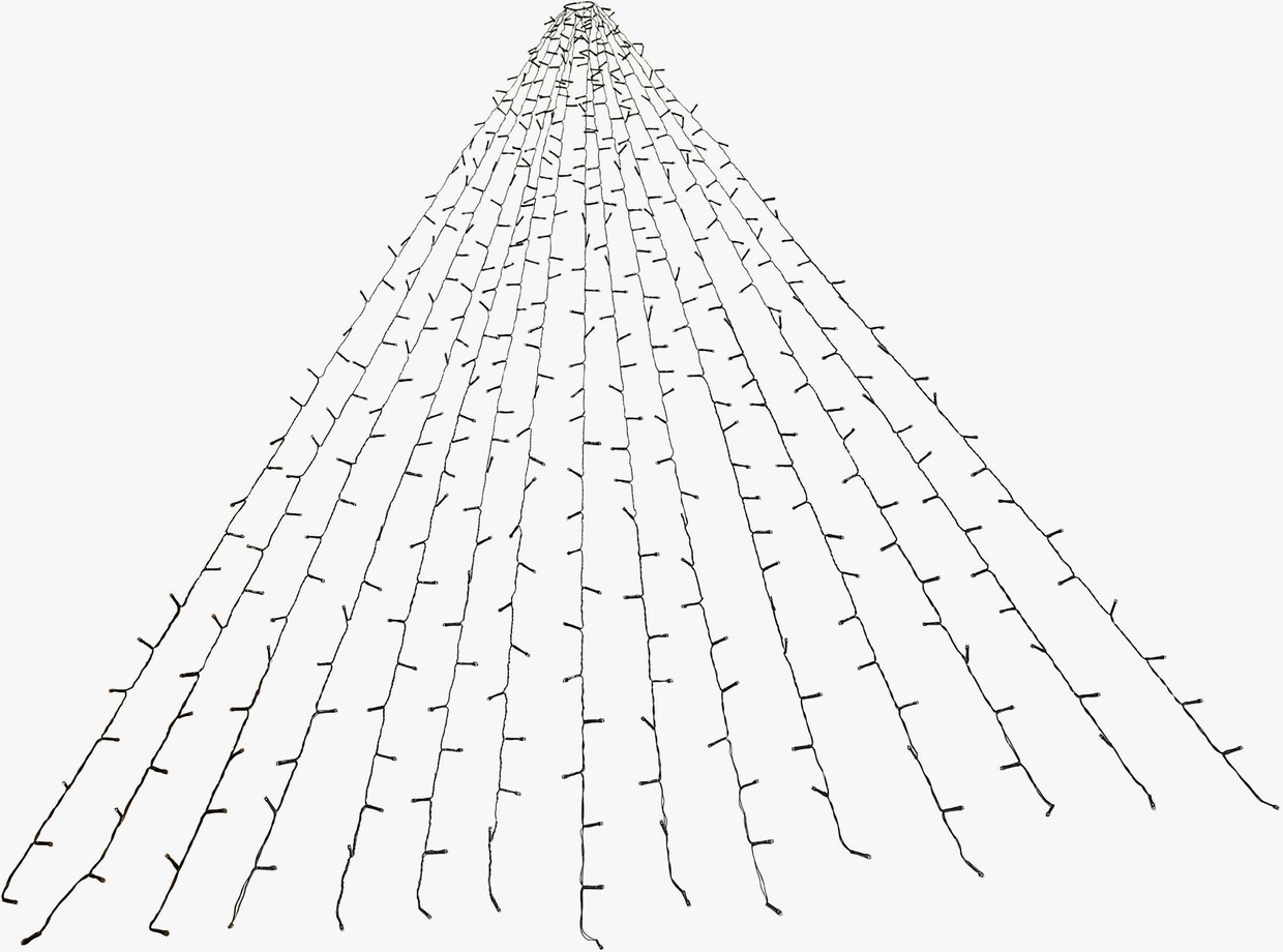 my home LED-Baummantel - dunkelgrün