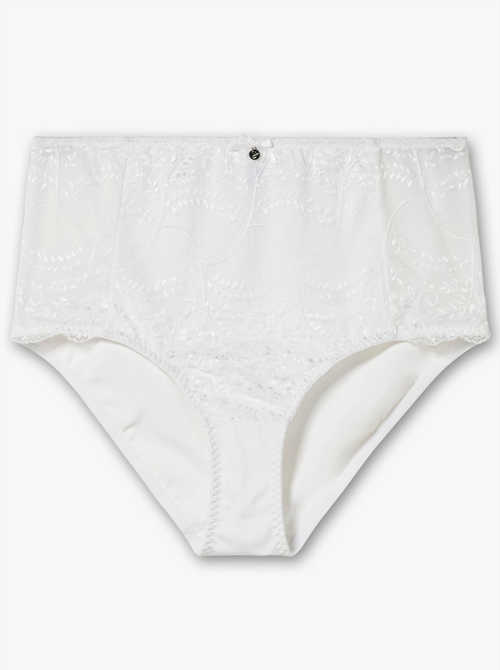 sheego Tailleslip in set van 2, met kantinzet - zwart+wit