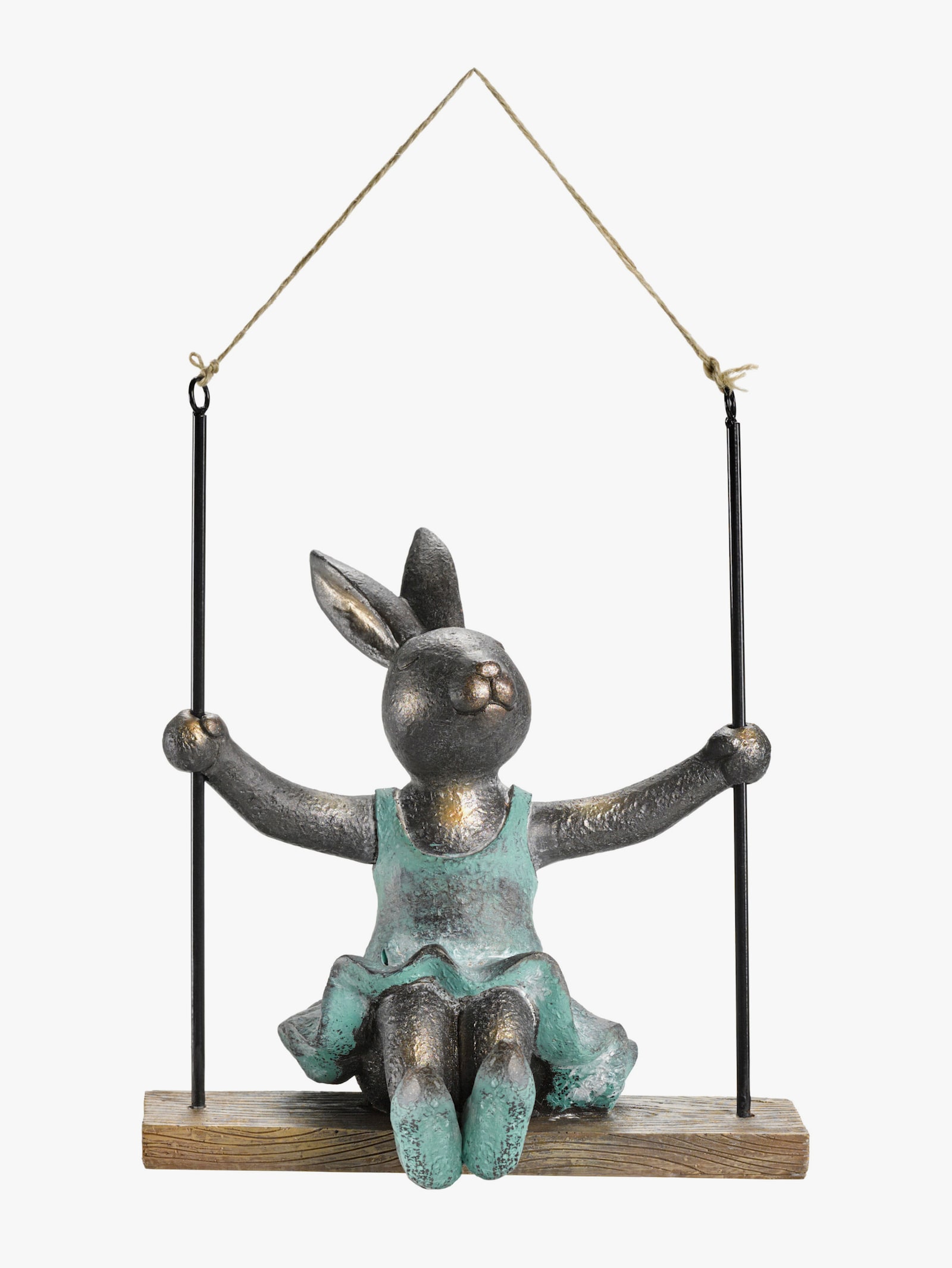 heine home Deko-Figur - antiksilberfarben-mint