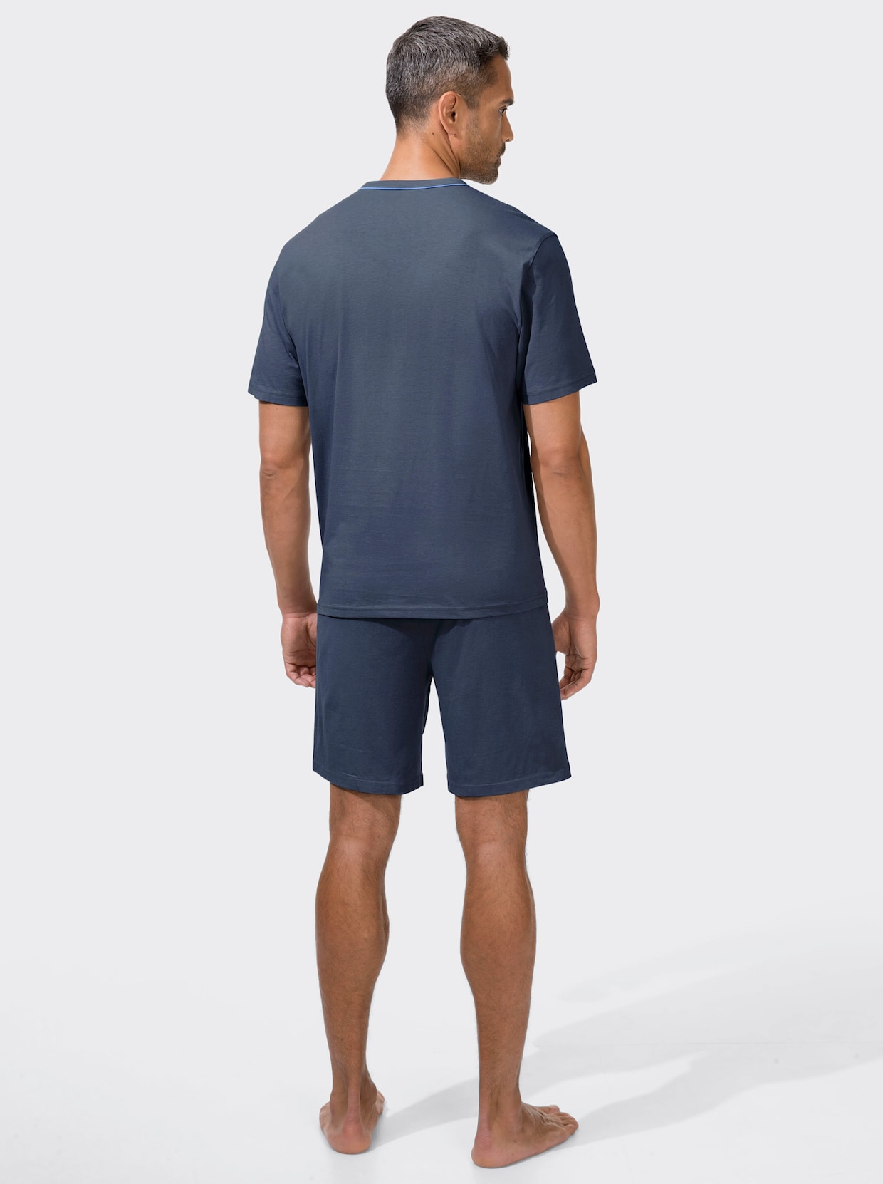 wäschepur men Shortys - grau + marine