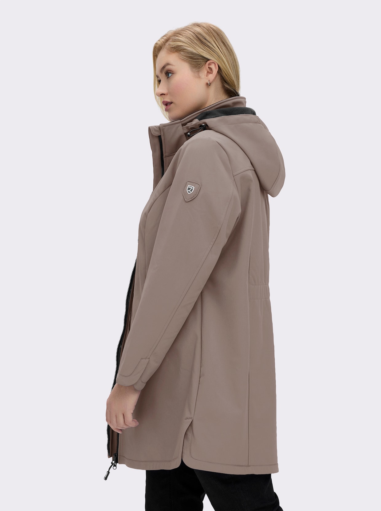 Softshelljacke - taupe