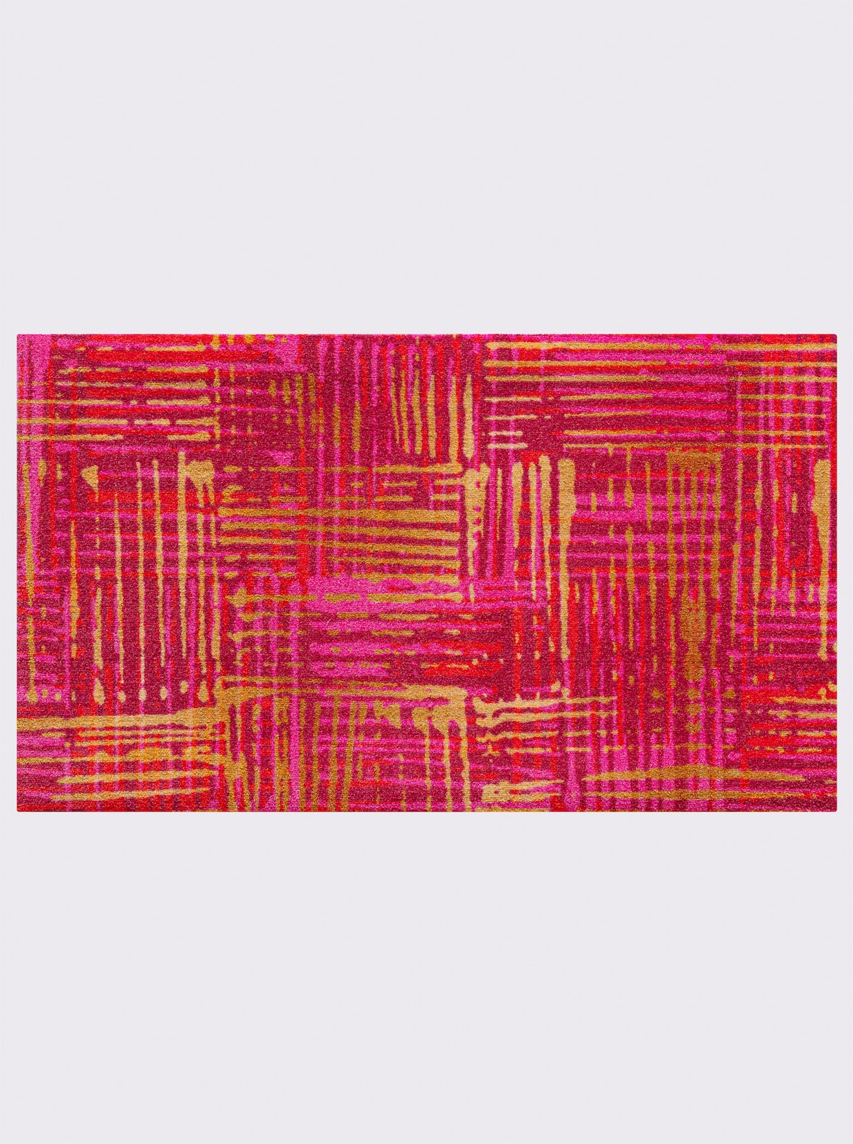 wash+dry by Kleen-Tex Voetmat - pink gedessineerd