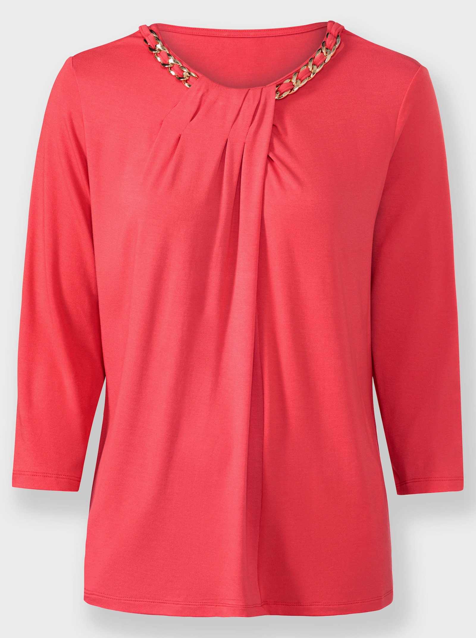 heine 3/4-Arm-Shirt mit Kettenverzierung - hummer