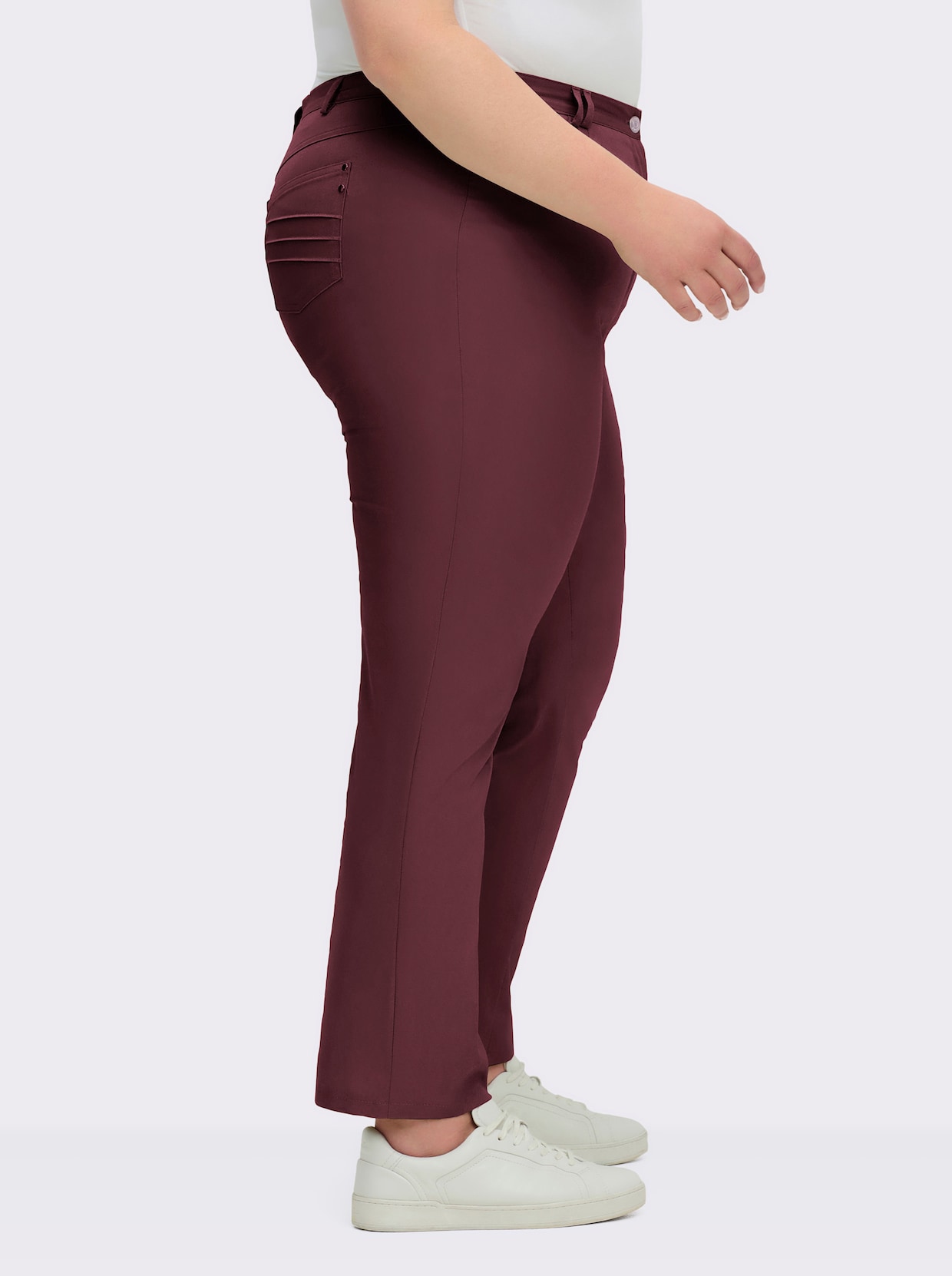 Cosma Funktionshose schmutzabweisend und knitterarm - bordeaux
