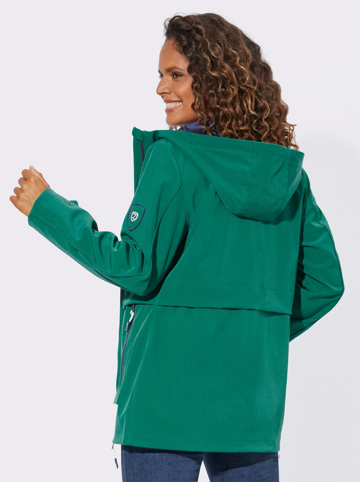 Softshell-parka - groen