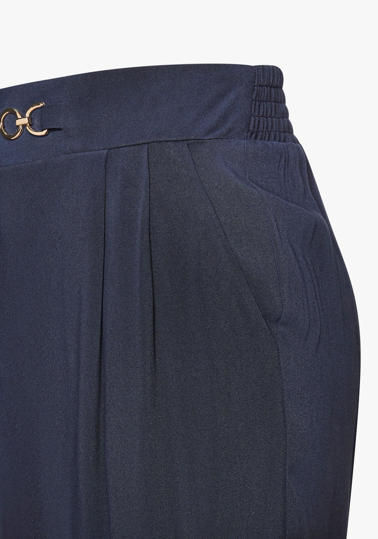 Vivance Palazzo-broek - navy