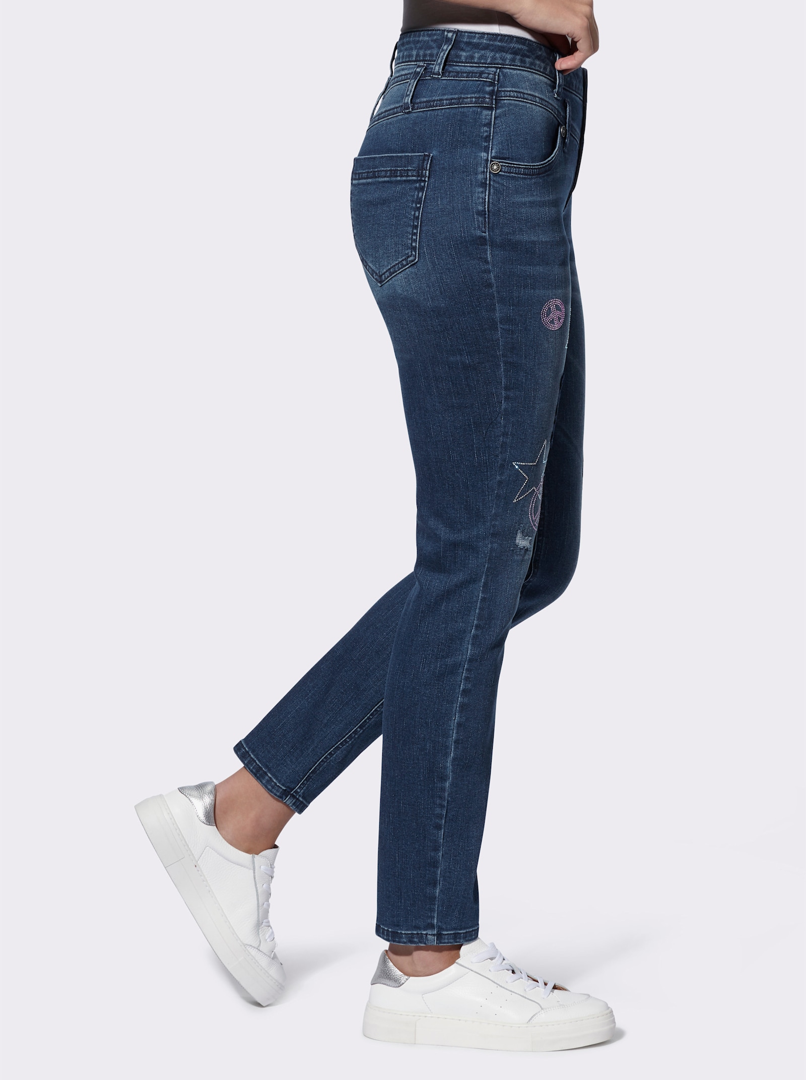 heine Jeans - blue-stone-washed