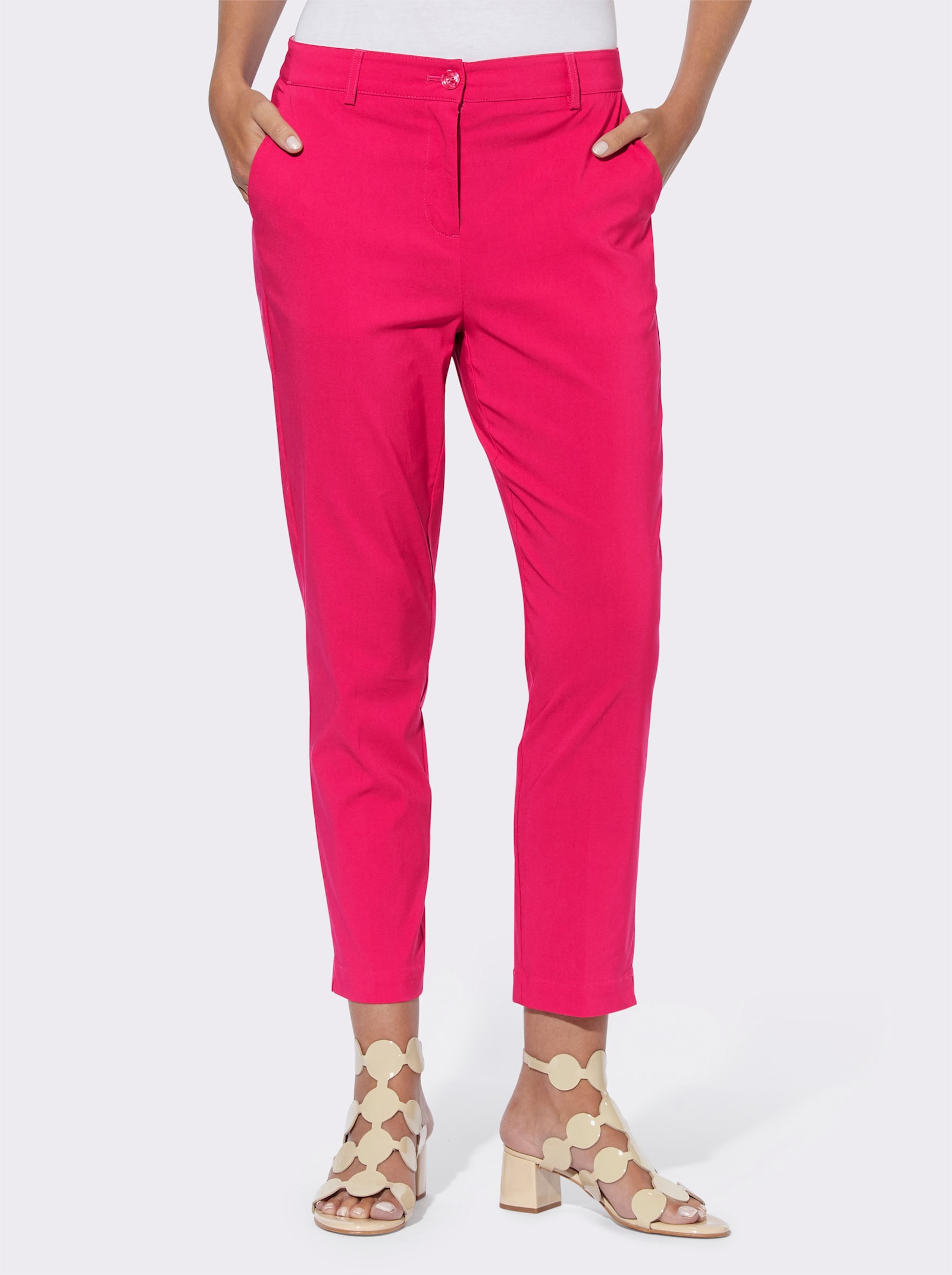heine Bengalinhose mit Seitenschlitzen - pink