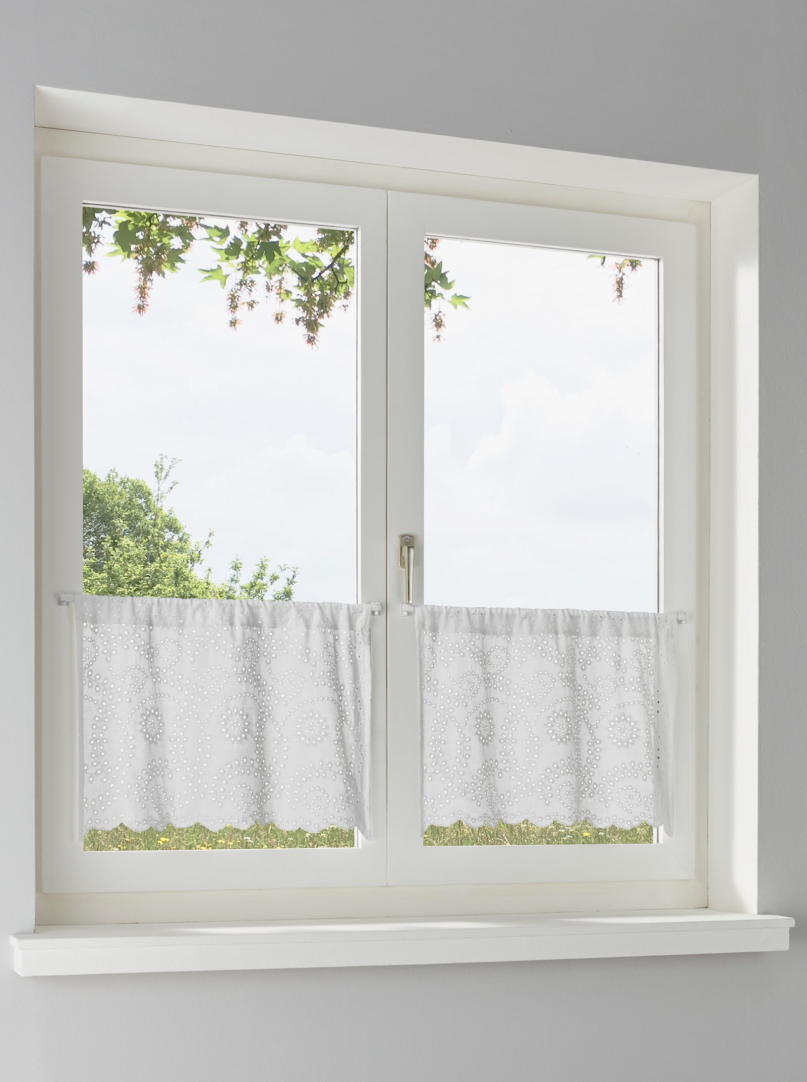 heine home Querbehang - weiß